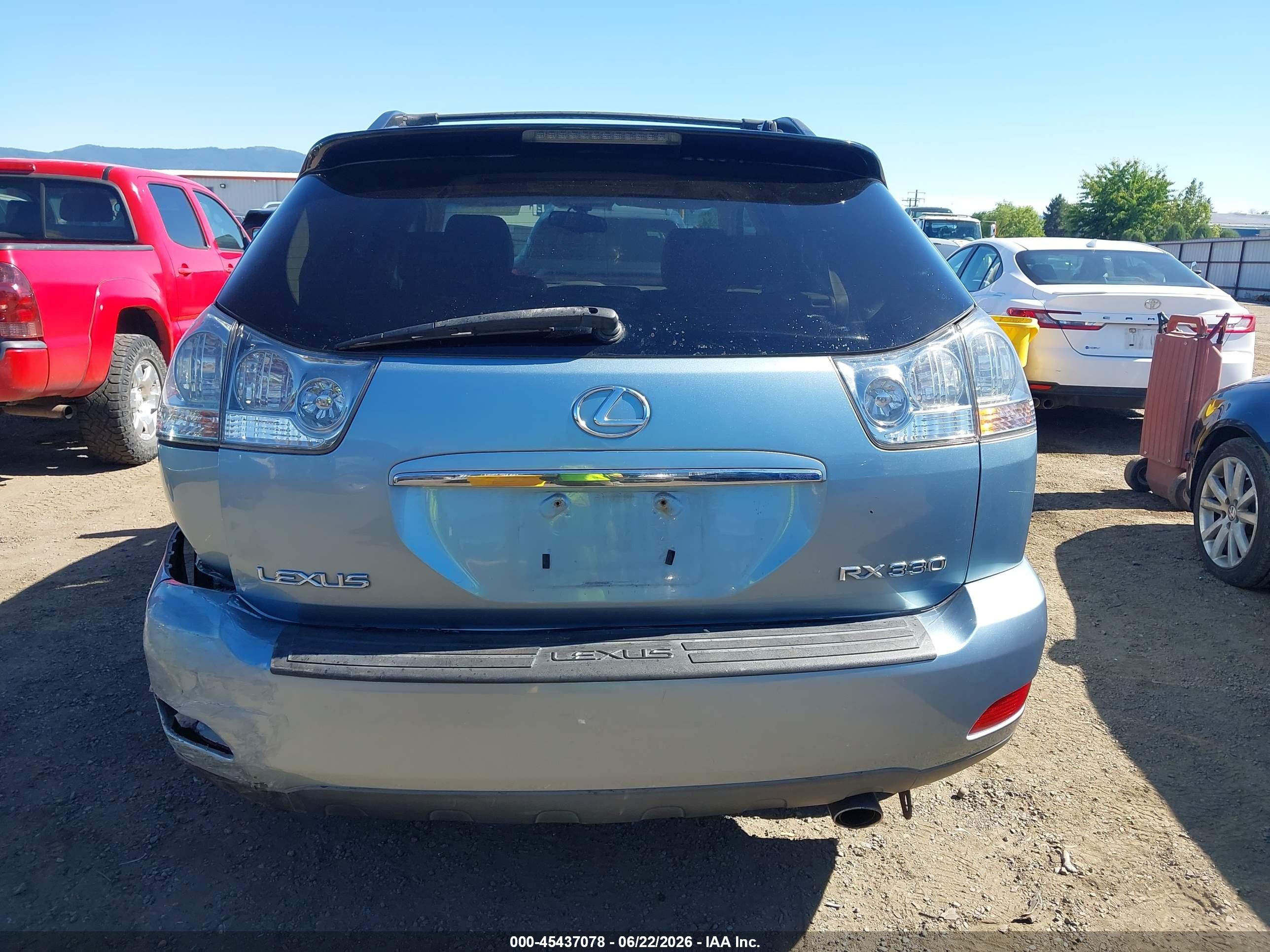 2006 Lexus Rx 330   Light Blue vin: 2T2HA31U06C089159