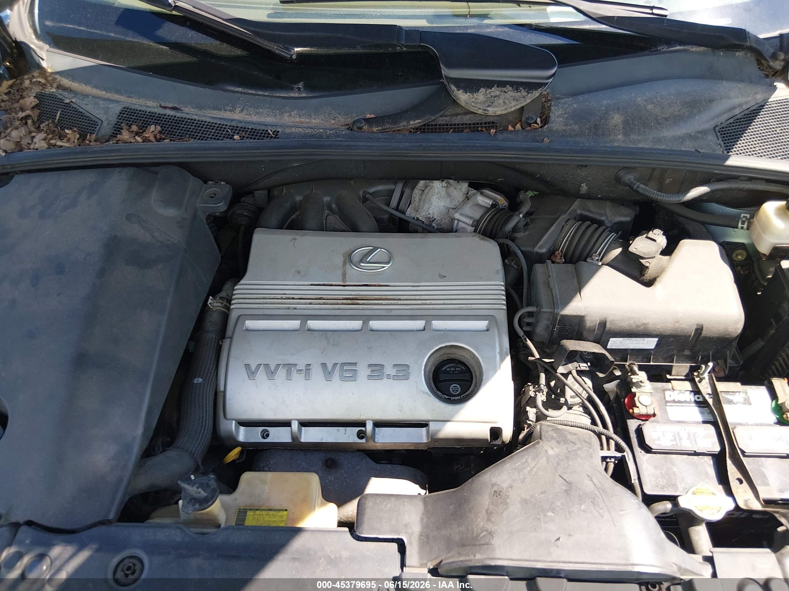 2006 Lexus Rx 330   Light Blue vin: 2T2HA31U06C098637