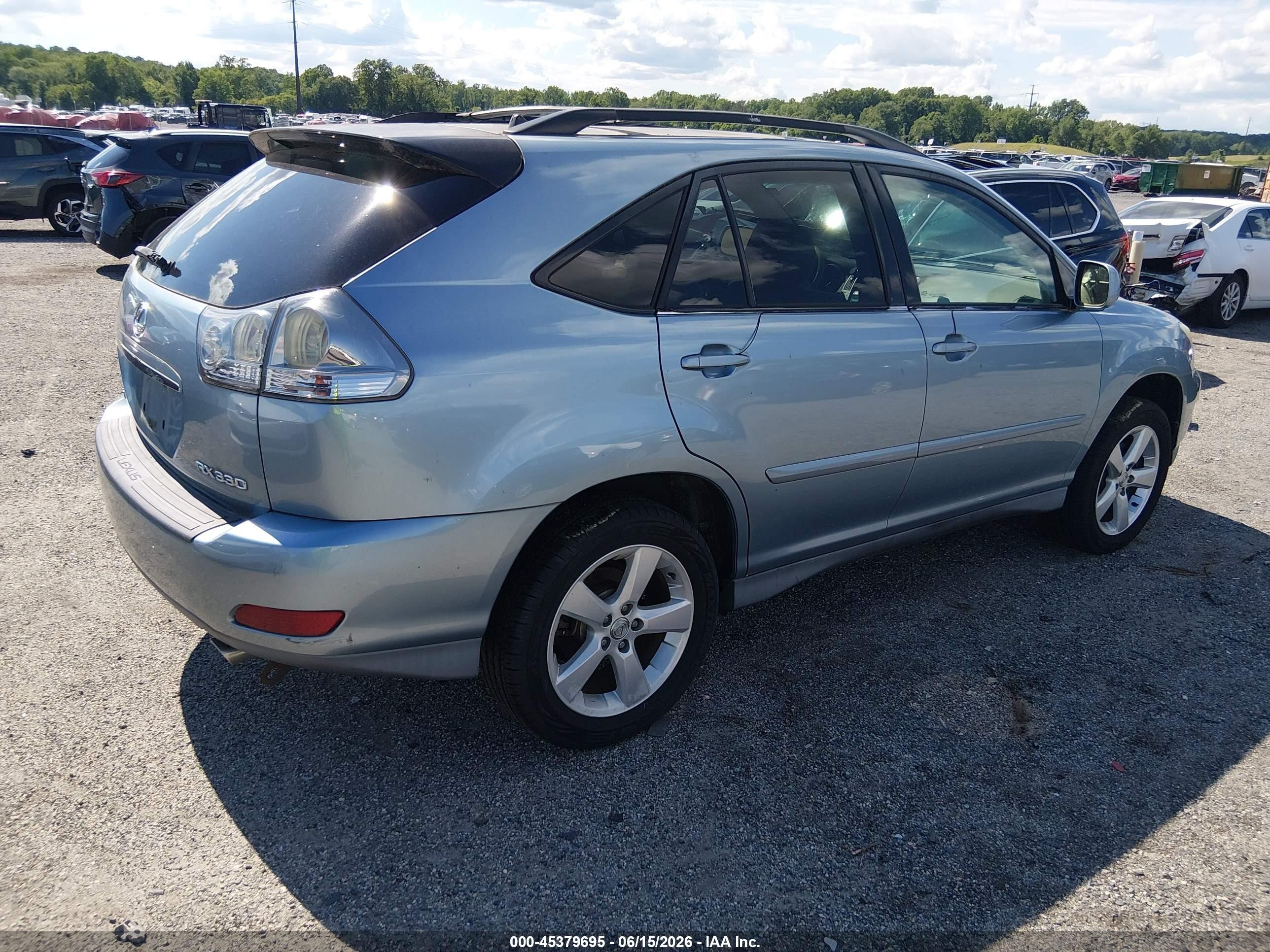 2006 Lexus Rx 330   Light Blue vin: 2T2HA31U06C098637