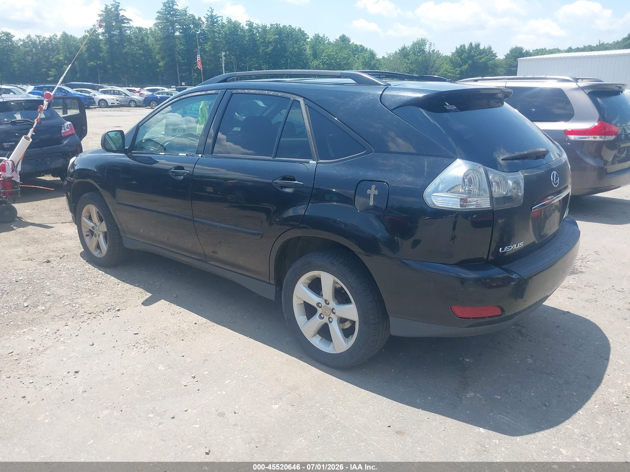 2005 Lexus Rx 330   Black vin: 2T2HA31U15C046125
