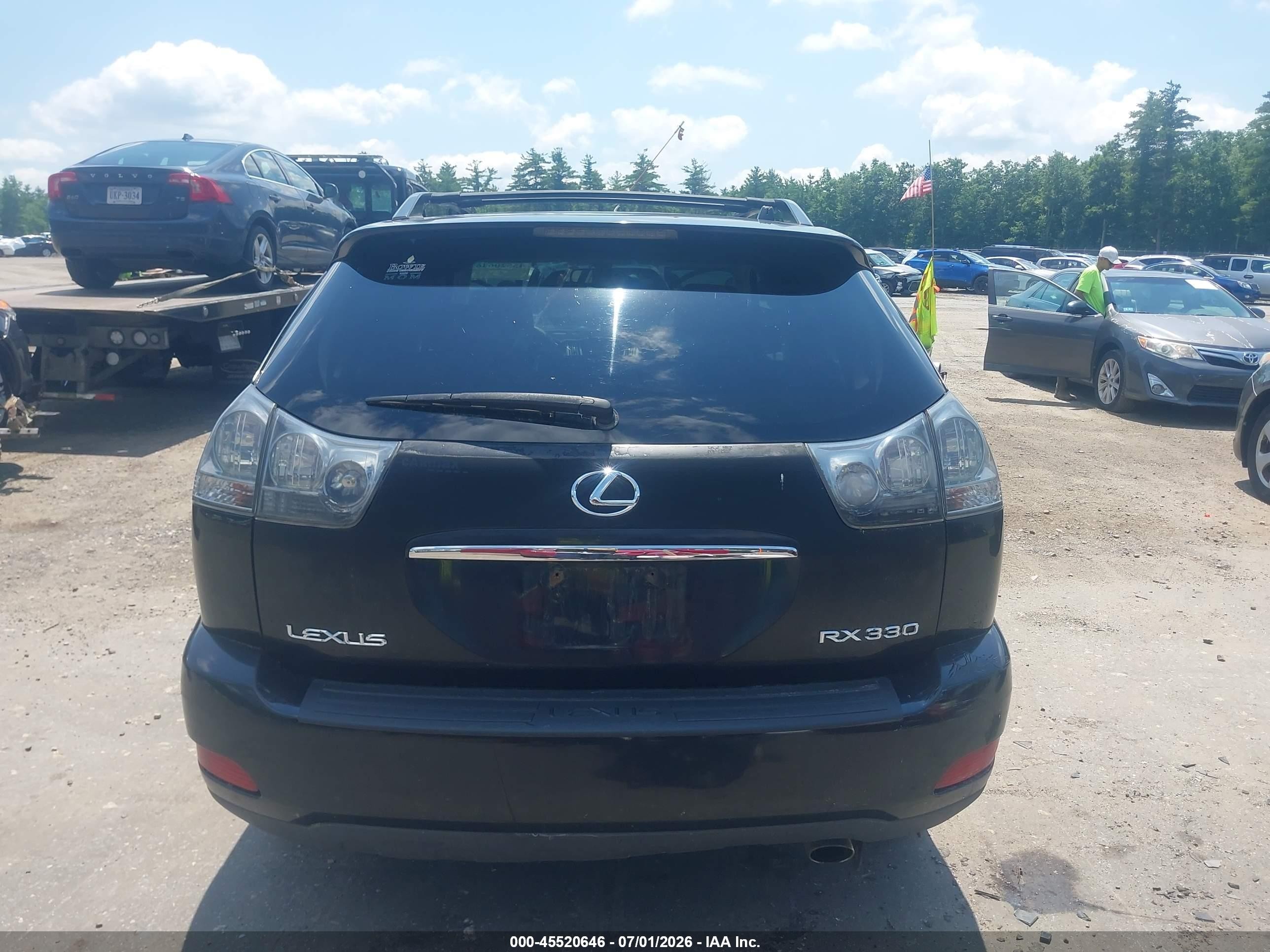 2005 Lexus Rx 330   Black vin: 2T2HA31U15C046125