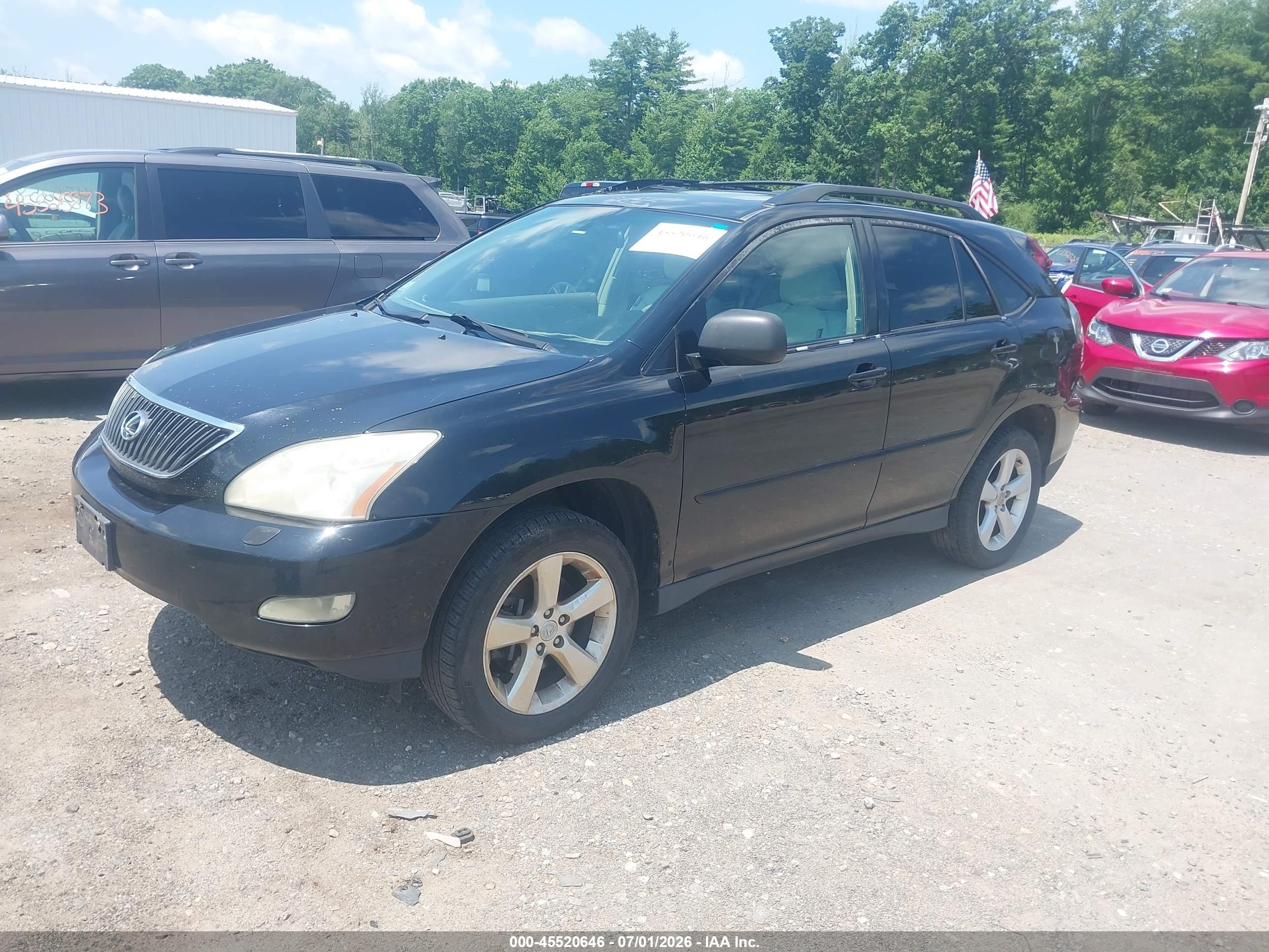 2005 Lexus Rx 330   Black vin: 2T2HA31U15C046125
