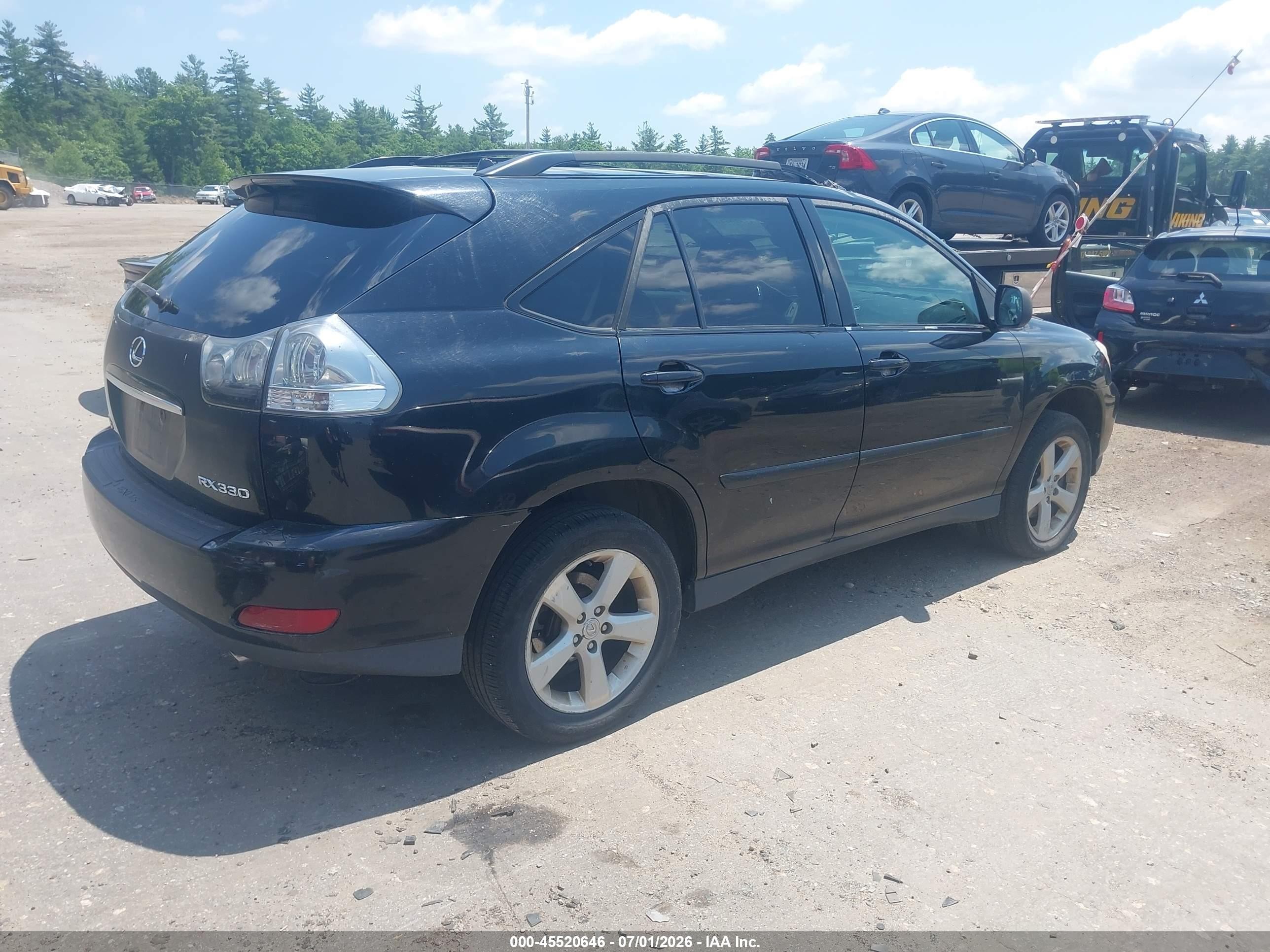 2005 Lexus Rx 330   Black vin: 2T2HA31U15C046125