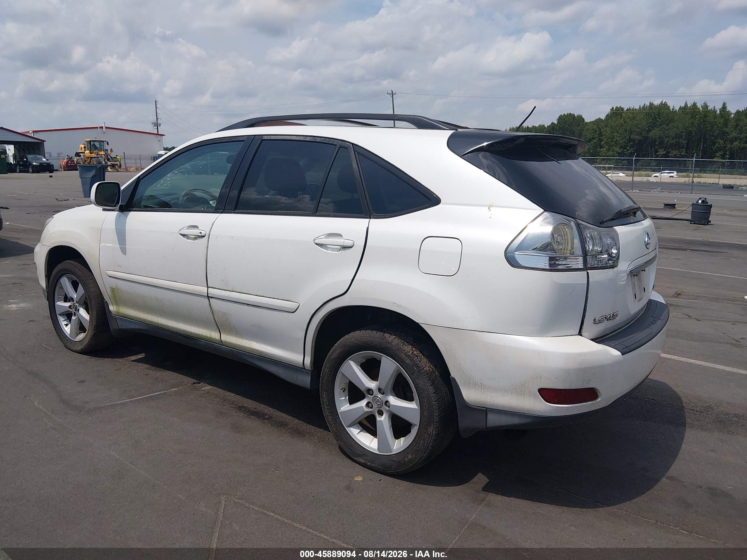 2005 Lexus Rx 330   White vin: 2T2HA31U15C053270