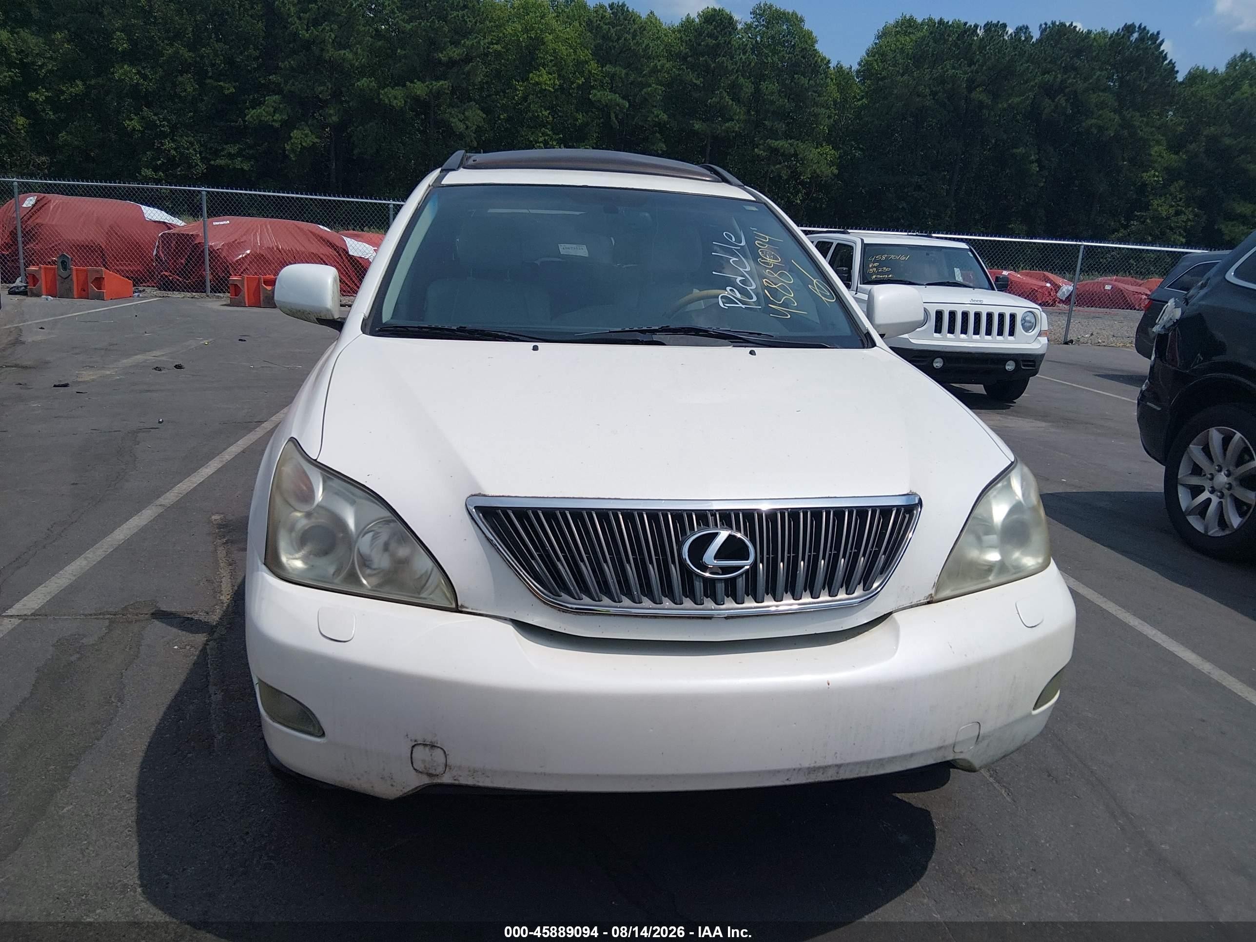 2005 Lexus Rx 330   White vin: 2T2HA31U15C053270