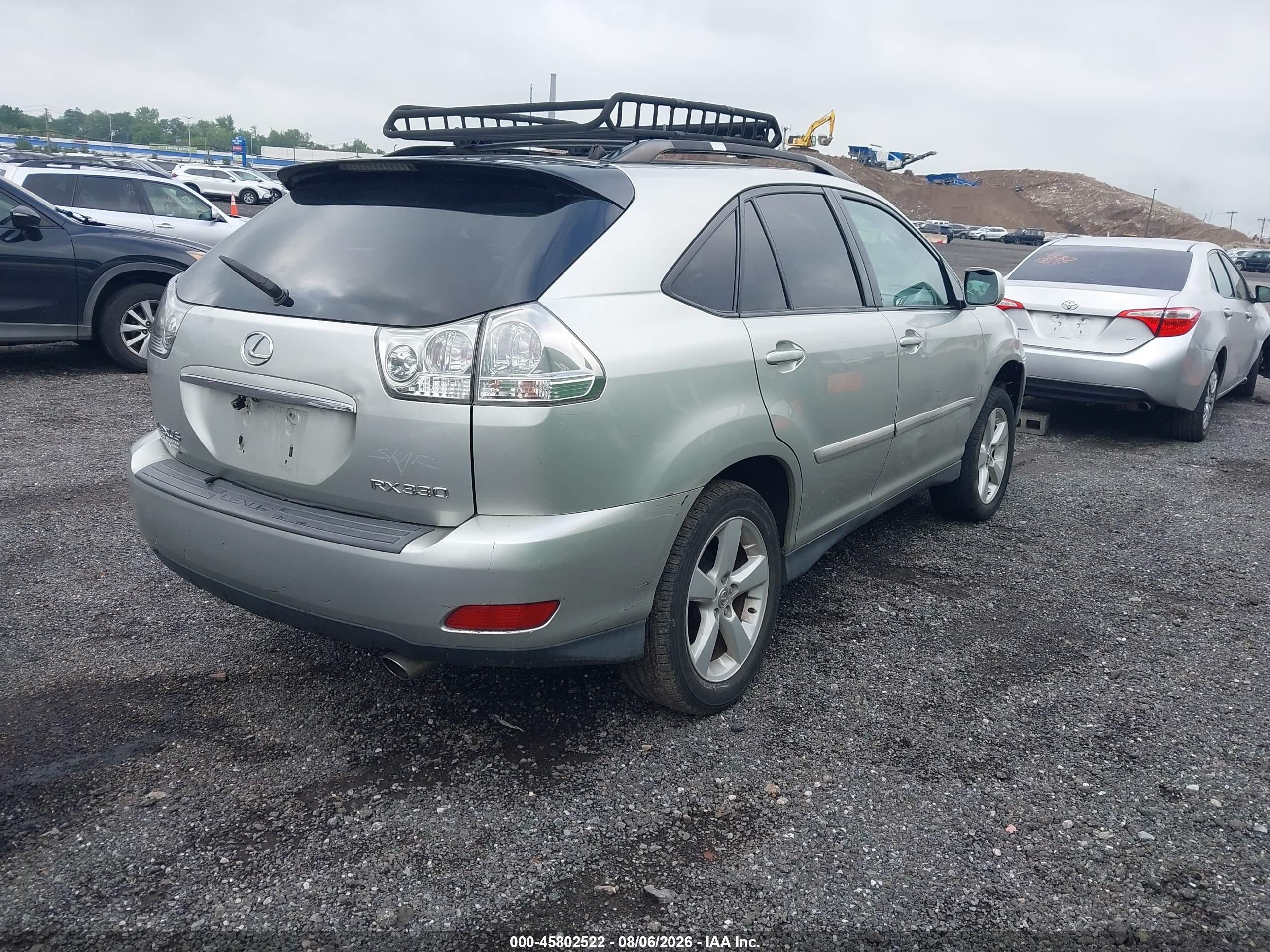 2004 Lexus Rx 330   Silver vin: 2T2HA31U24C035715