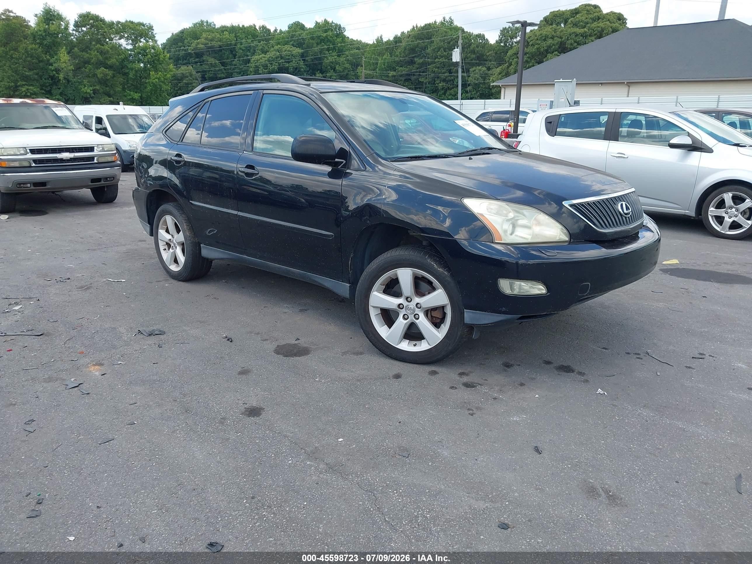 2005 Lexus Rx 330   Black vin: 2T2HA31U25C066657