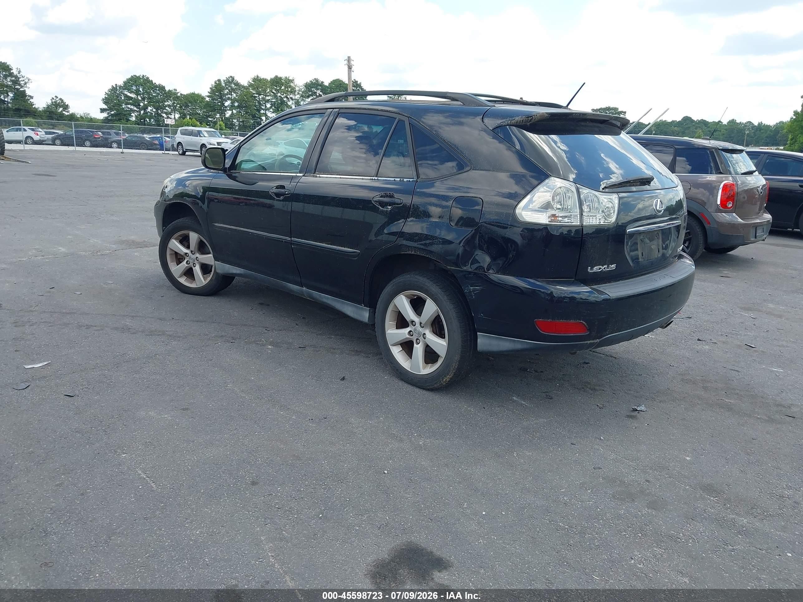 2005 Lexus Rx 330   Black vin: 2T2HA31U25C066657