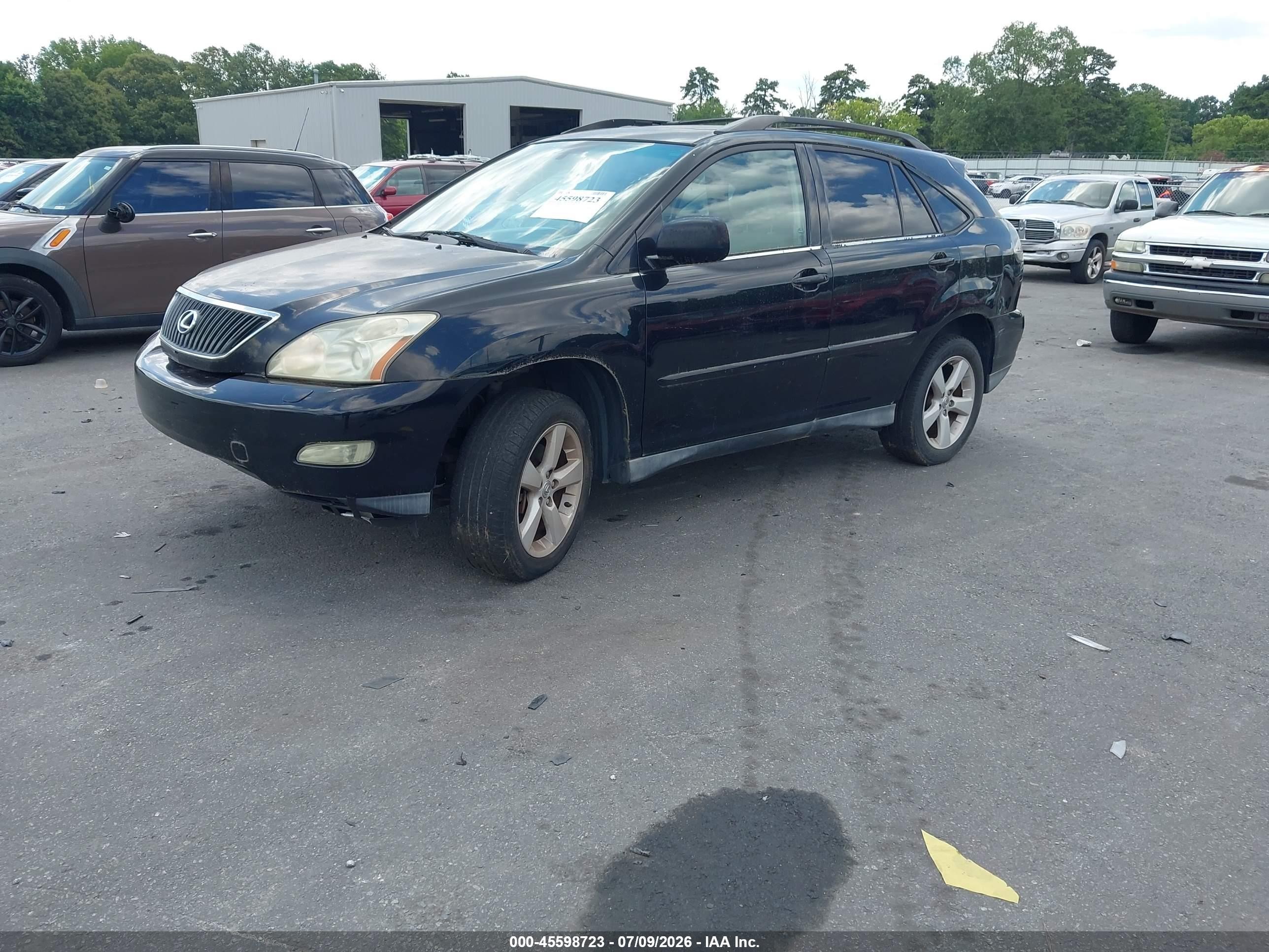 2005 Lexus Rx 330   Black vin: 2T2HA31U25C066657