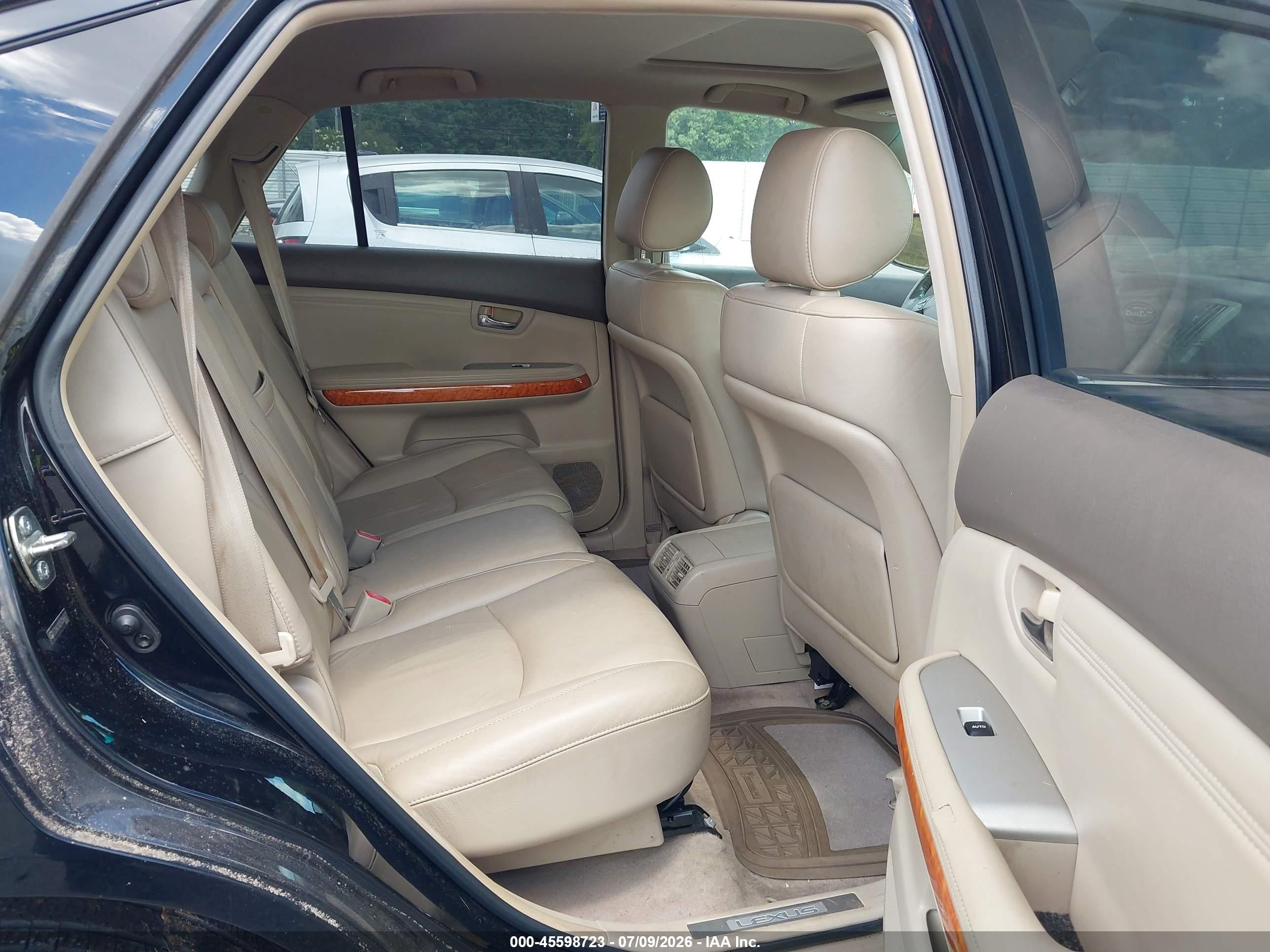 2005 Lexus Rx 330   Black vin: 2T2HA31U25C066657