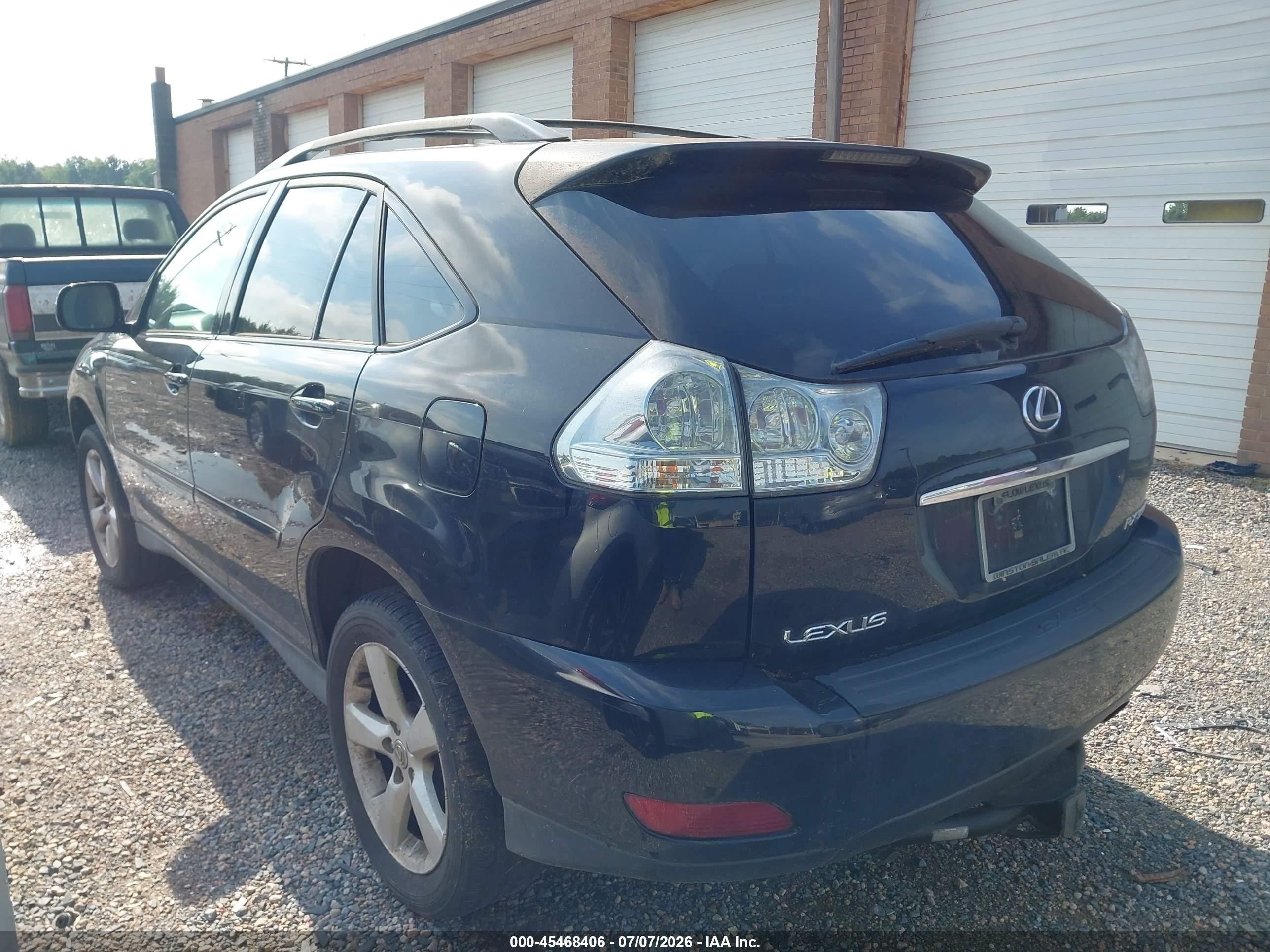 2005 Lexus Rx 330   Black vin: 2T2HA31U25C067467