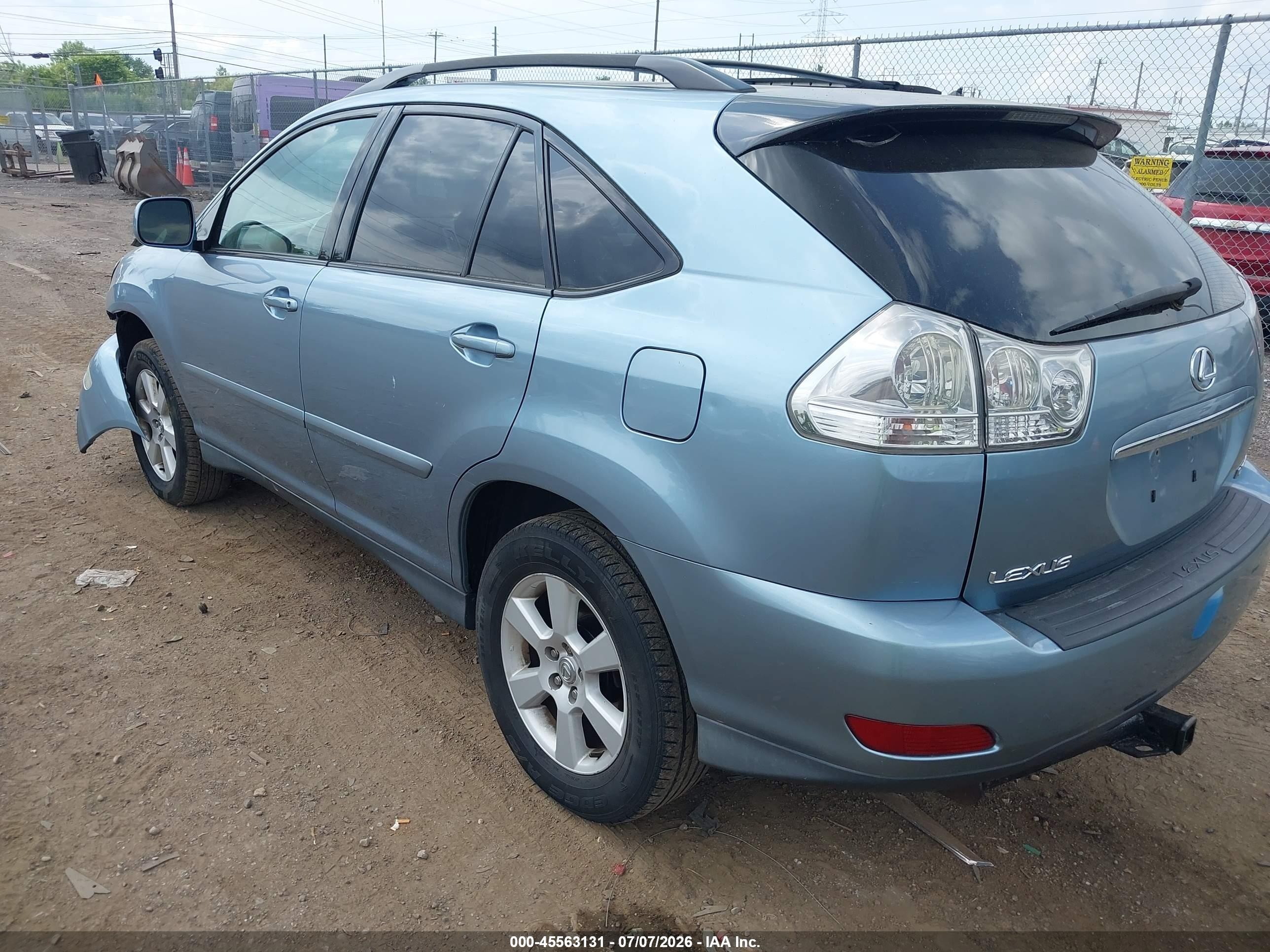 2005 Lexus Rx 330   Blue vin: 2T2HA31U25C078730