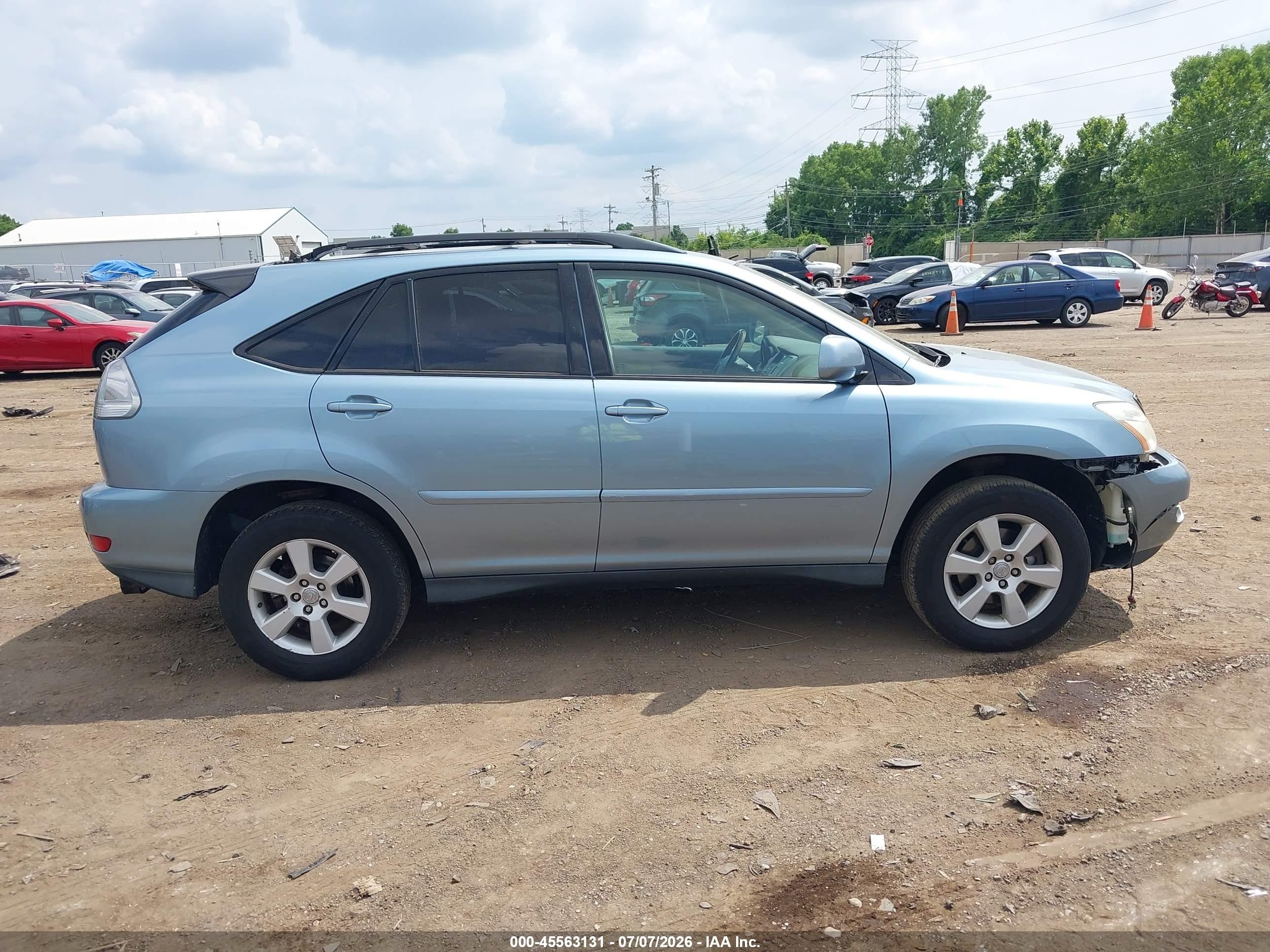 2005 Lexus Rx 330   Blue vin: 2T2HA31U25C078730