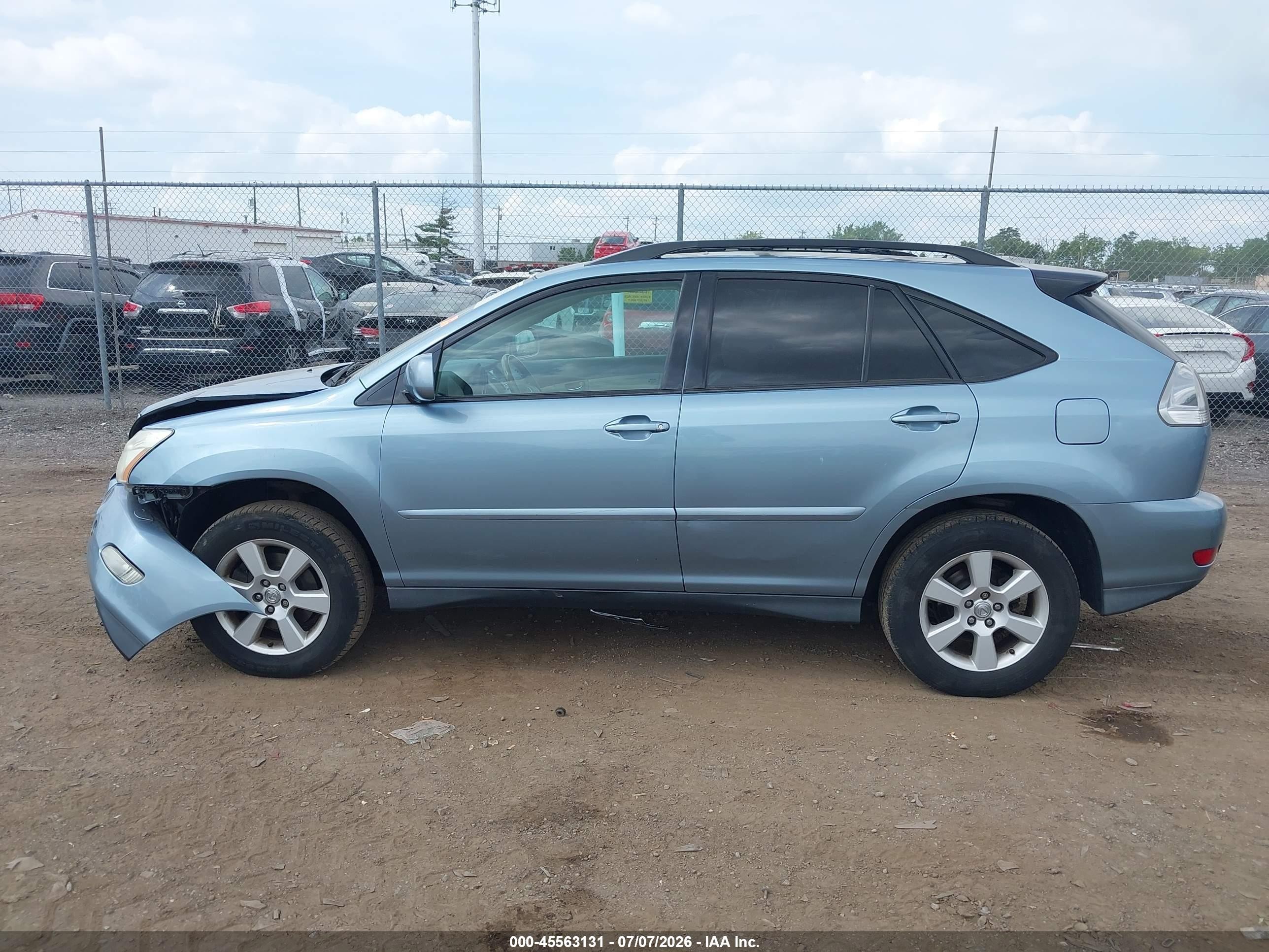2005 Lexus Rx 330   Blue vin: 2T2HA31U25C078730