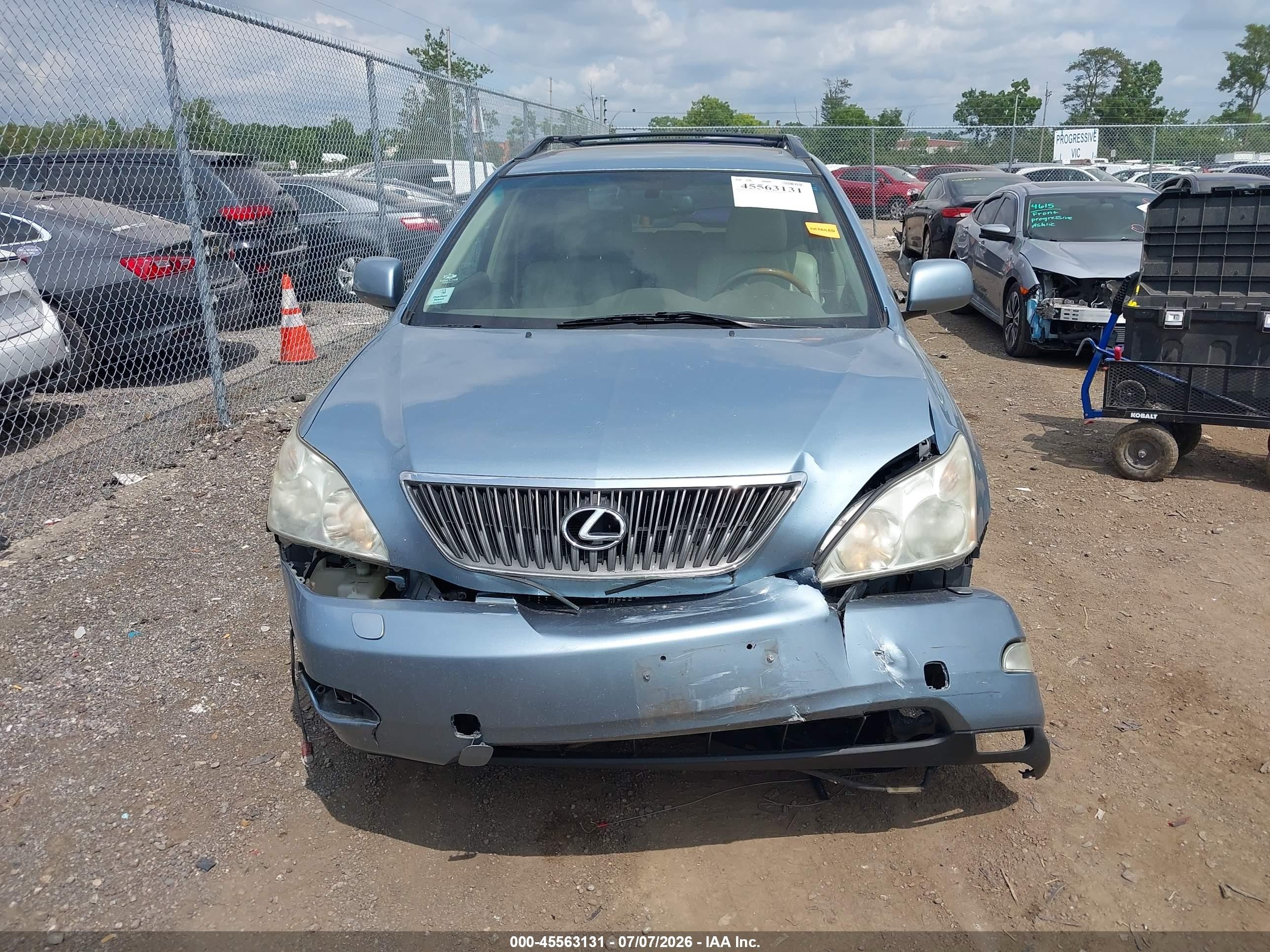 2005 Lexus Rx 330   Blue vin: 2T2HA31U25C078730