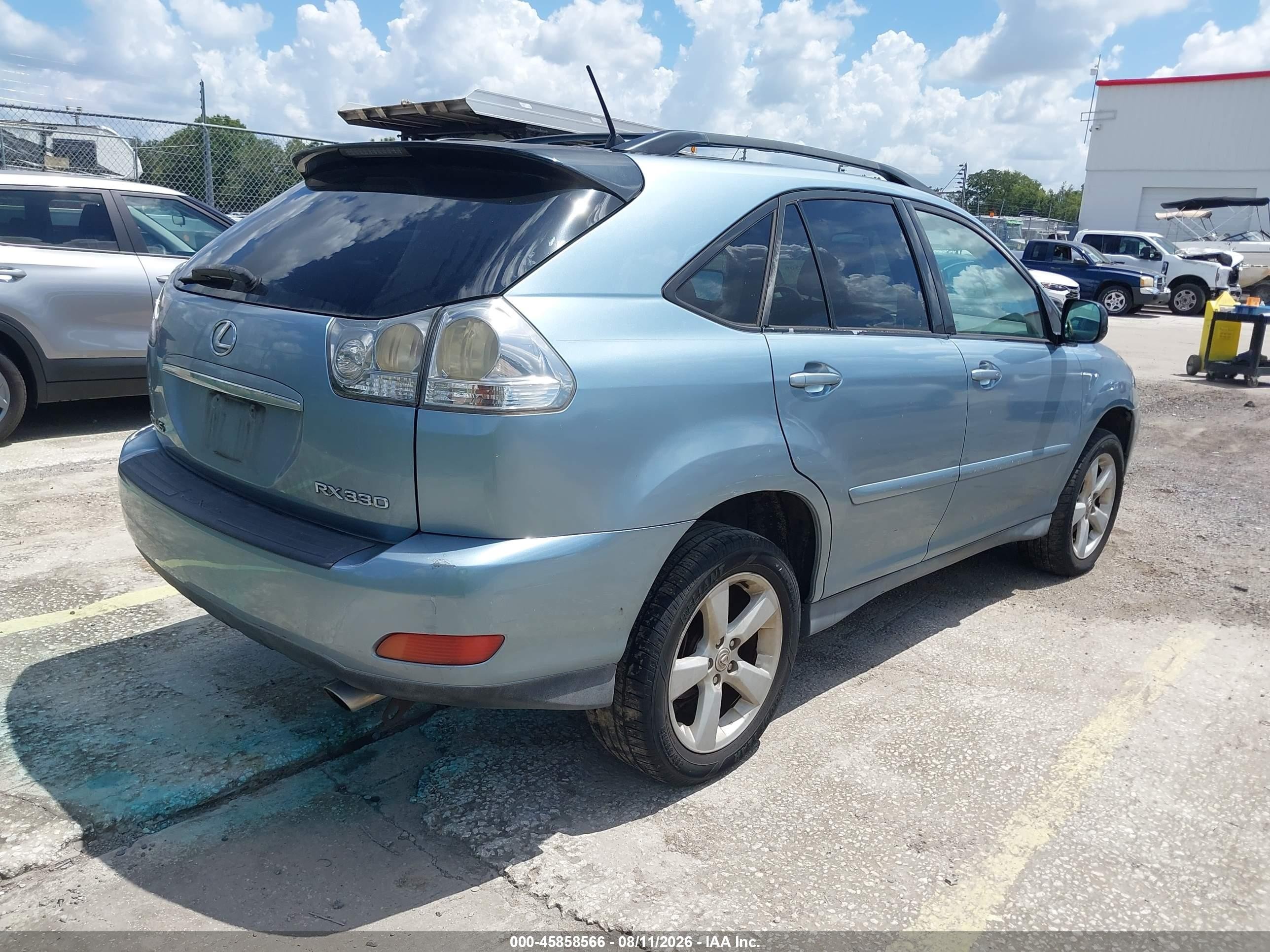 2005 Lexus Rx 330   Blue vin: 2T2HA31U25C086164