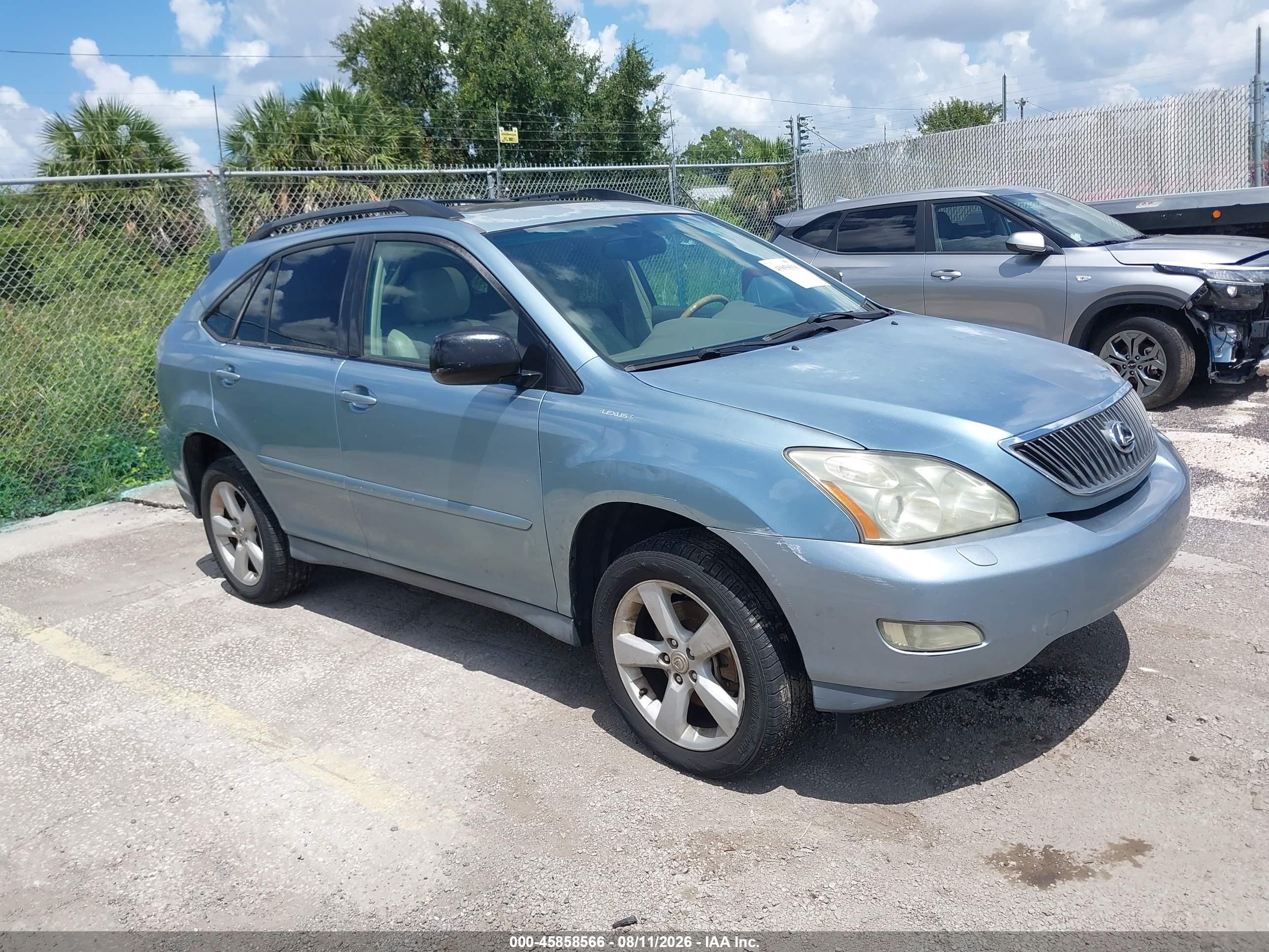 2005 Lexus Rx 330   Blue vin: 2T2HA31U25C086164