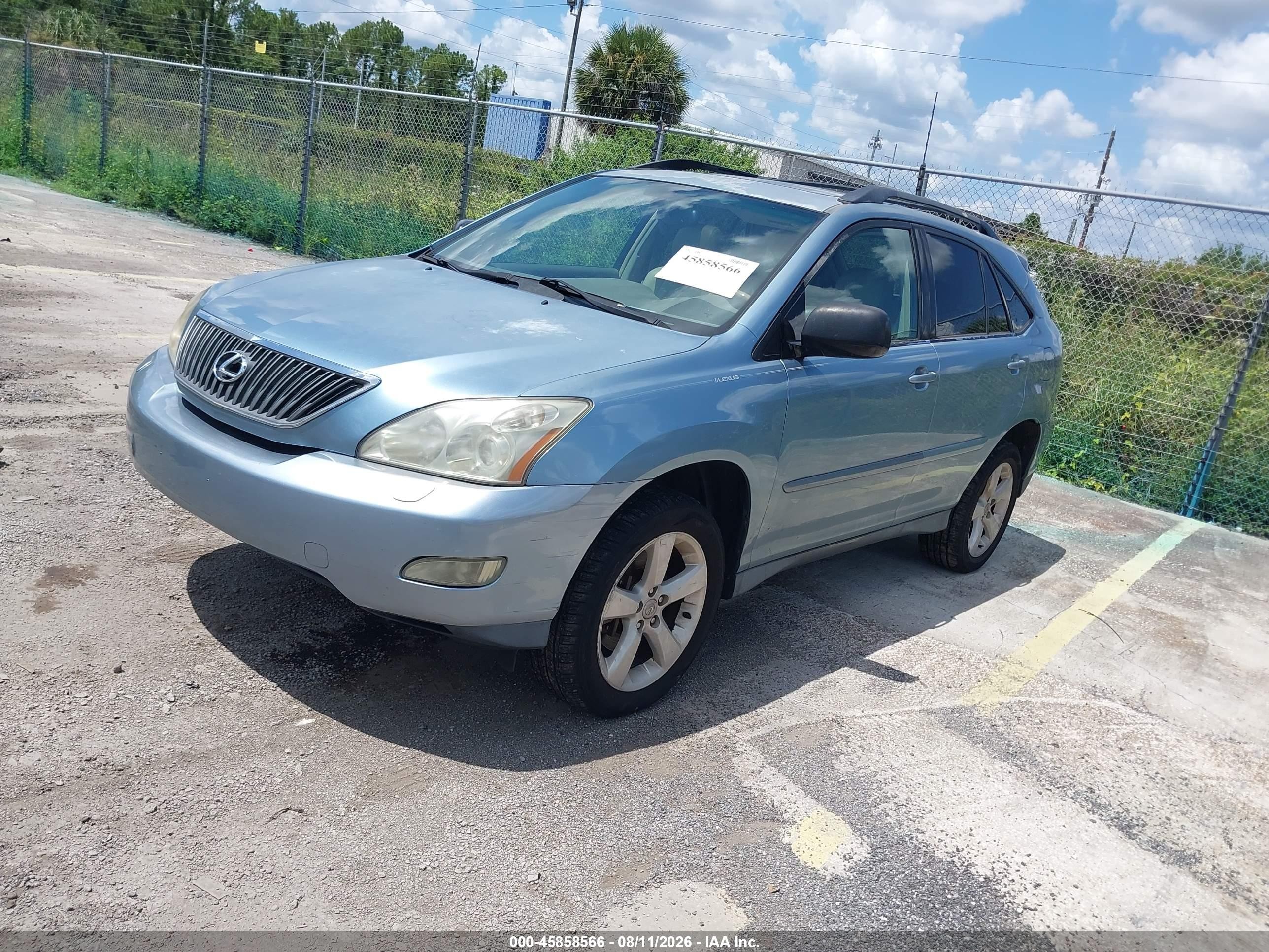 2005 Lexus Rx 330   Blue vin: 2T2HA31U25C086164