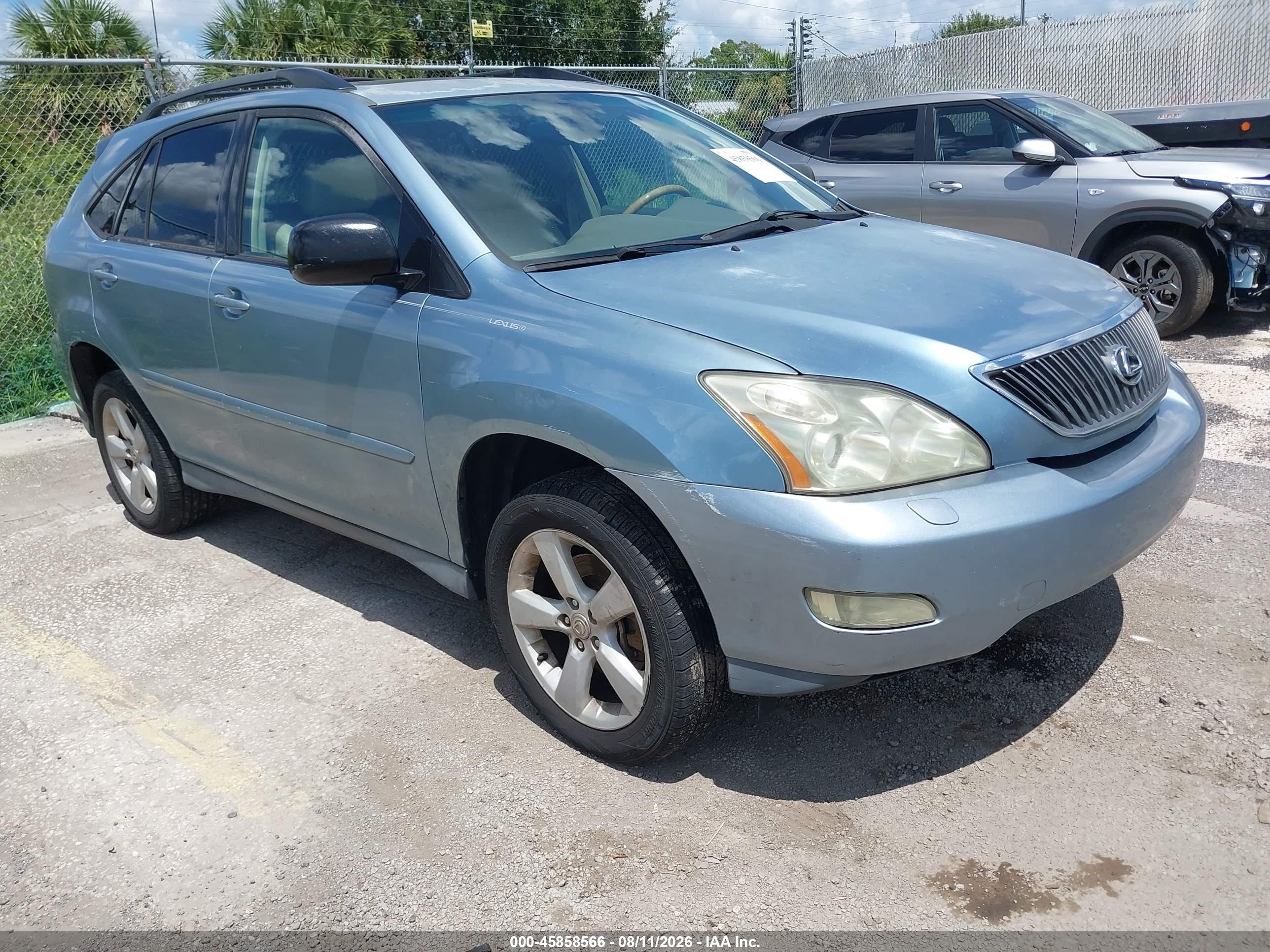 2005 Lexus Rx 330   Blue vin: 2T2HA31U25C086164