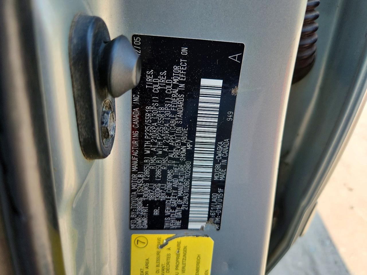 2006 Lexus Rx 330 Gray vin: 2T2HA31U26C102980