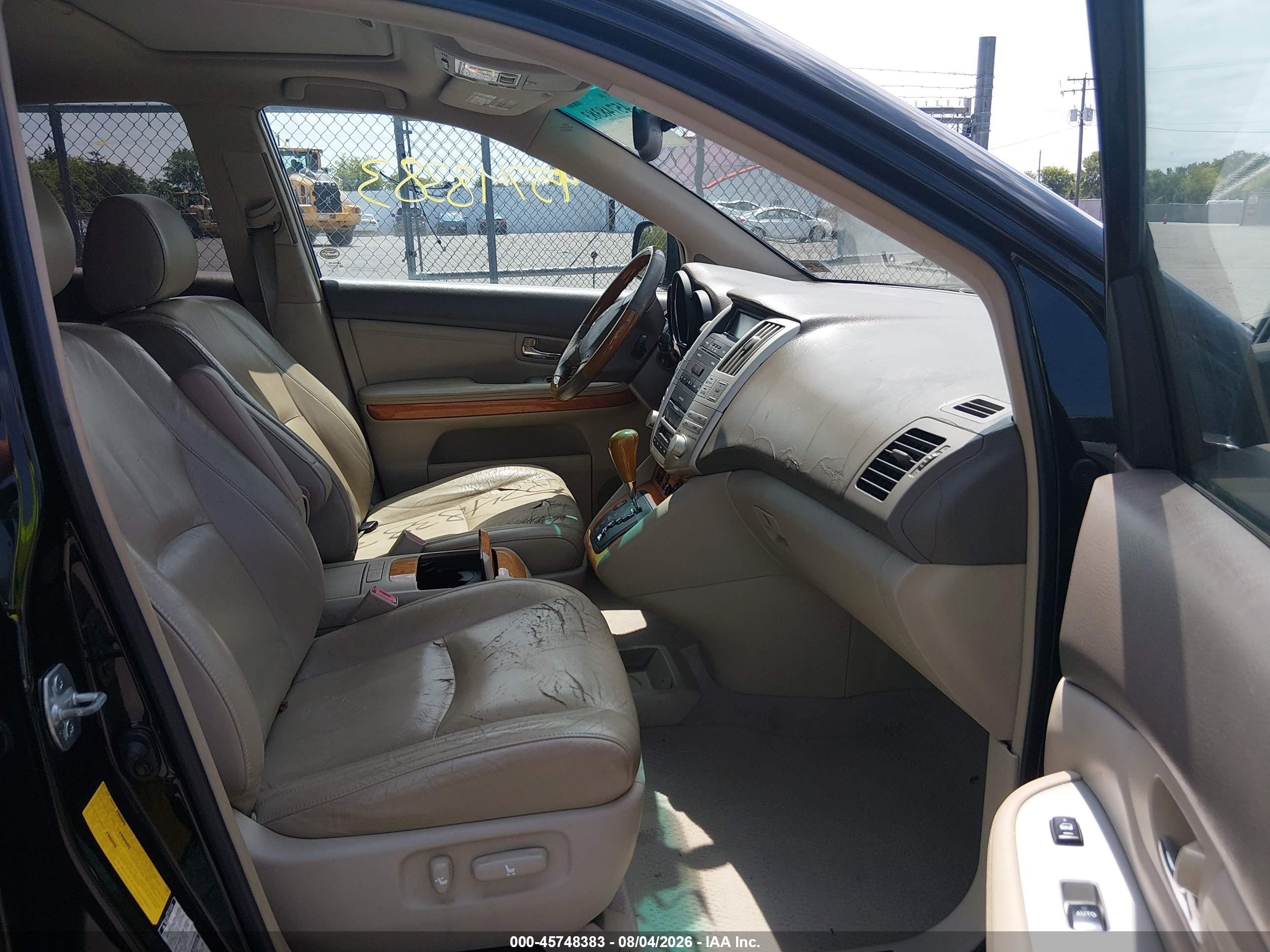 2004 Lexus Rx 330   Black vin: 2T2HA31U34C024223
