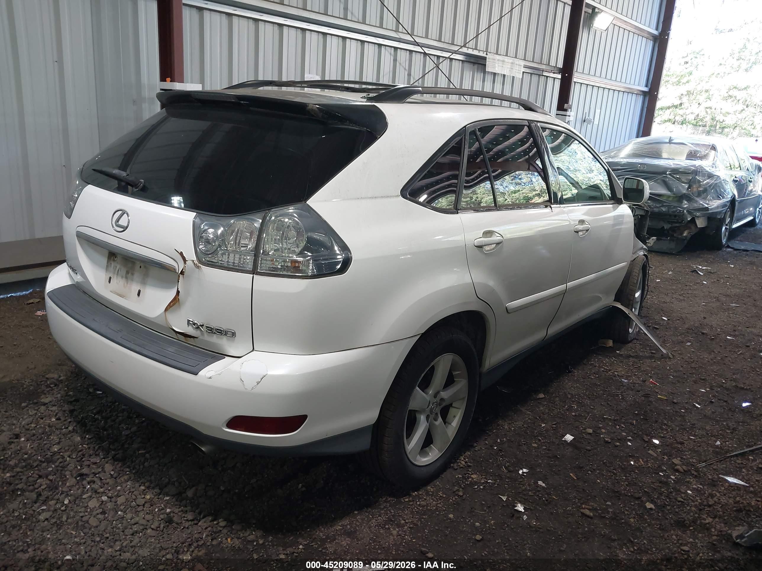 2004 Lexus Rx 330 White vin: 2T2HA31U44C005776