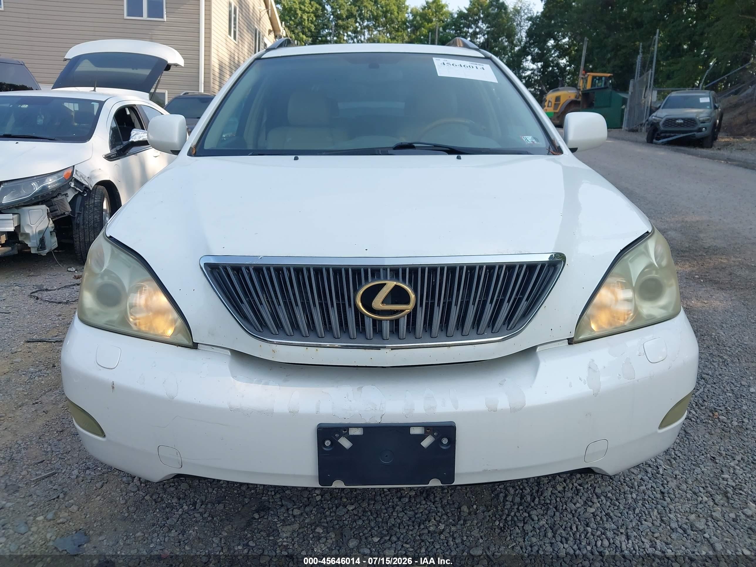 2004 Lexus Rx 330   White vin: 2T2HA31U44C010511
