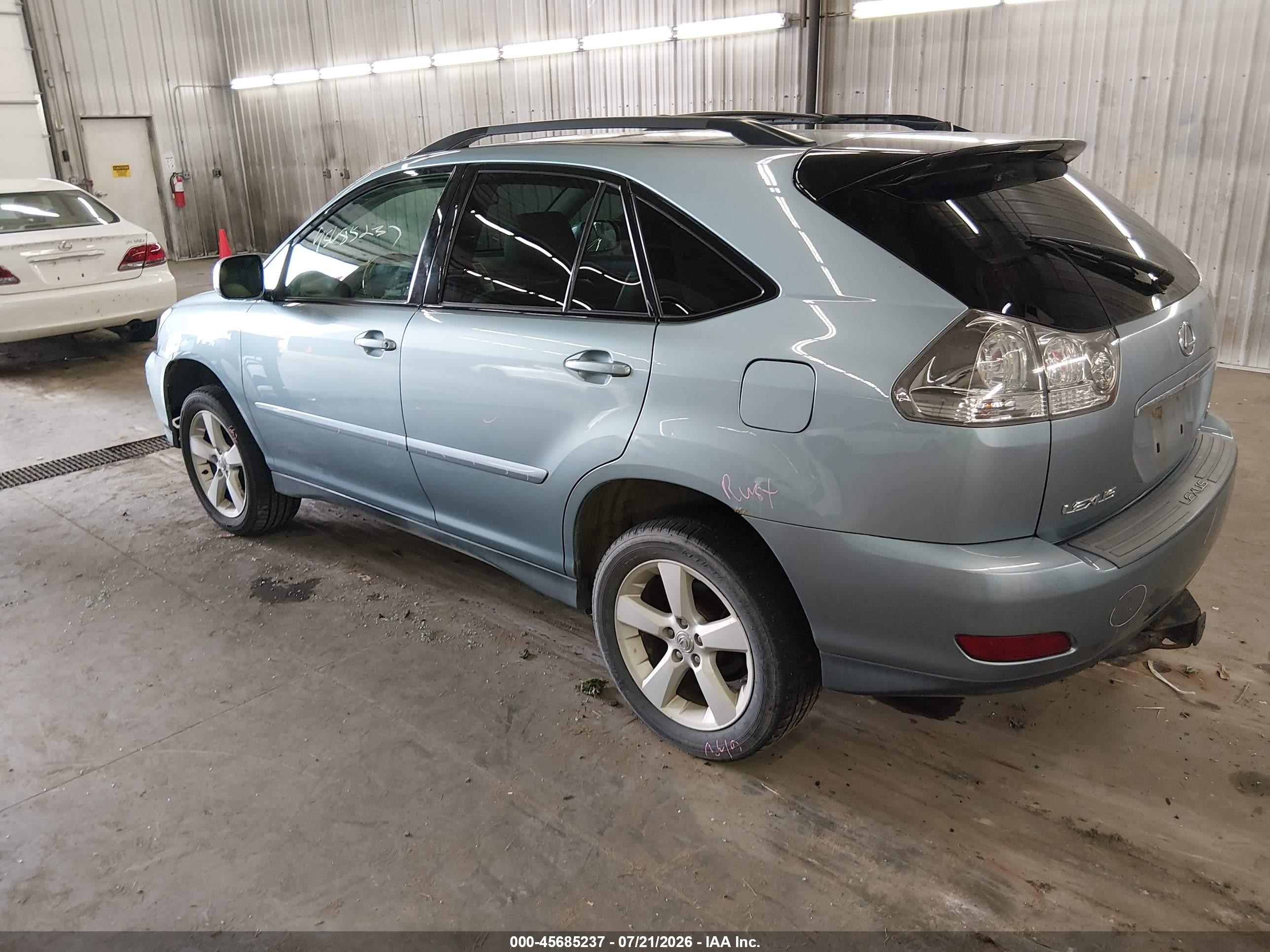2004 Lexus Rx 330   Light Blue vin: 2T2HA31U44C011657