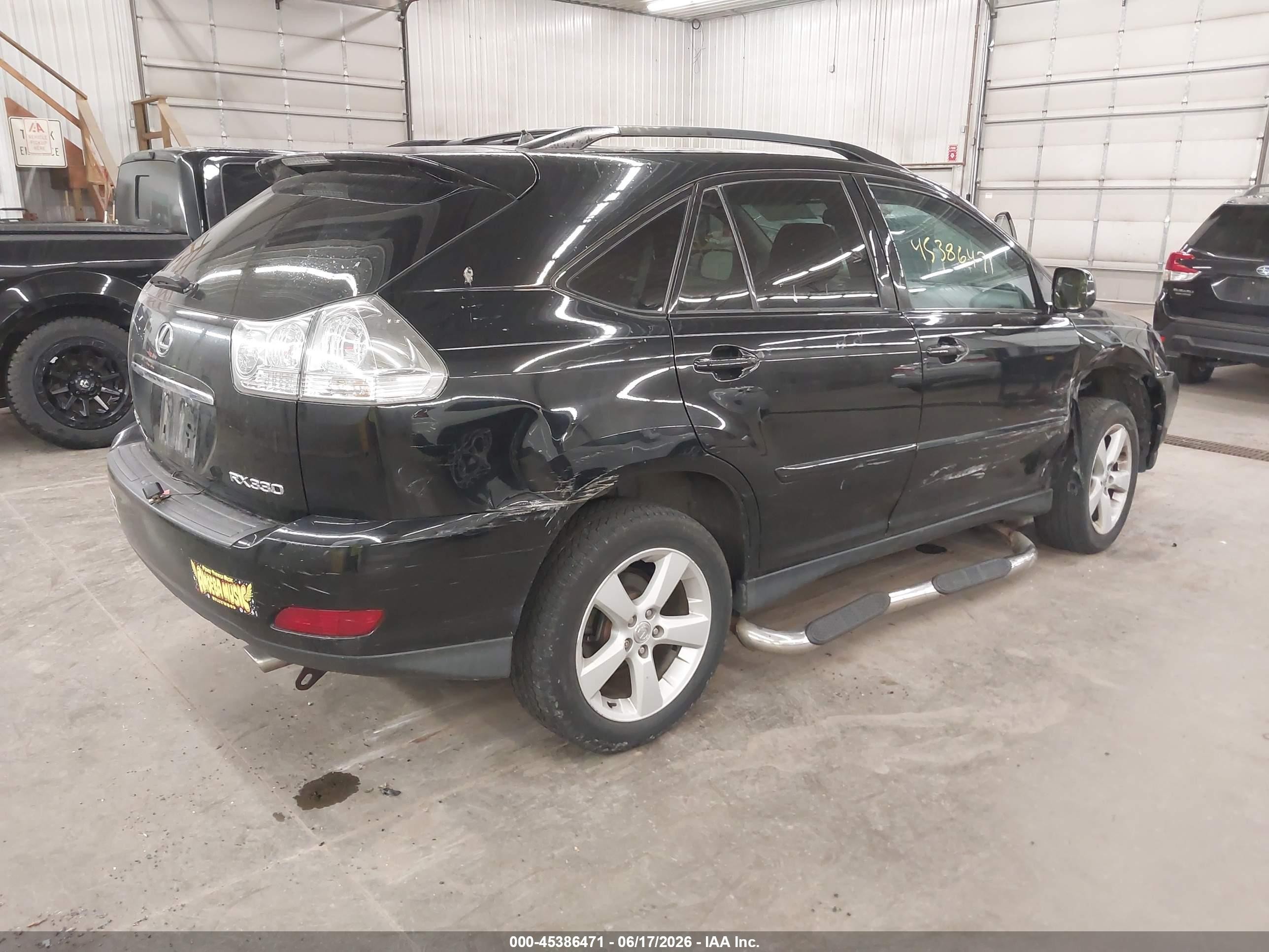 2004 Lexus Rx 330   Black vin: 2T2HA31U44C011982