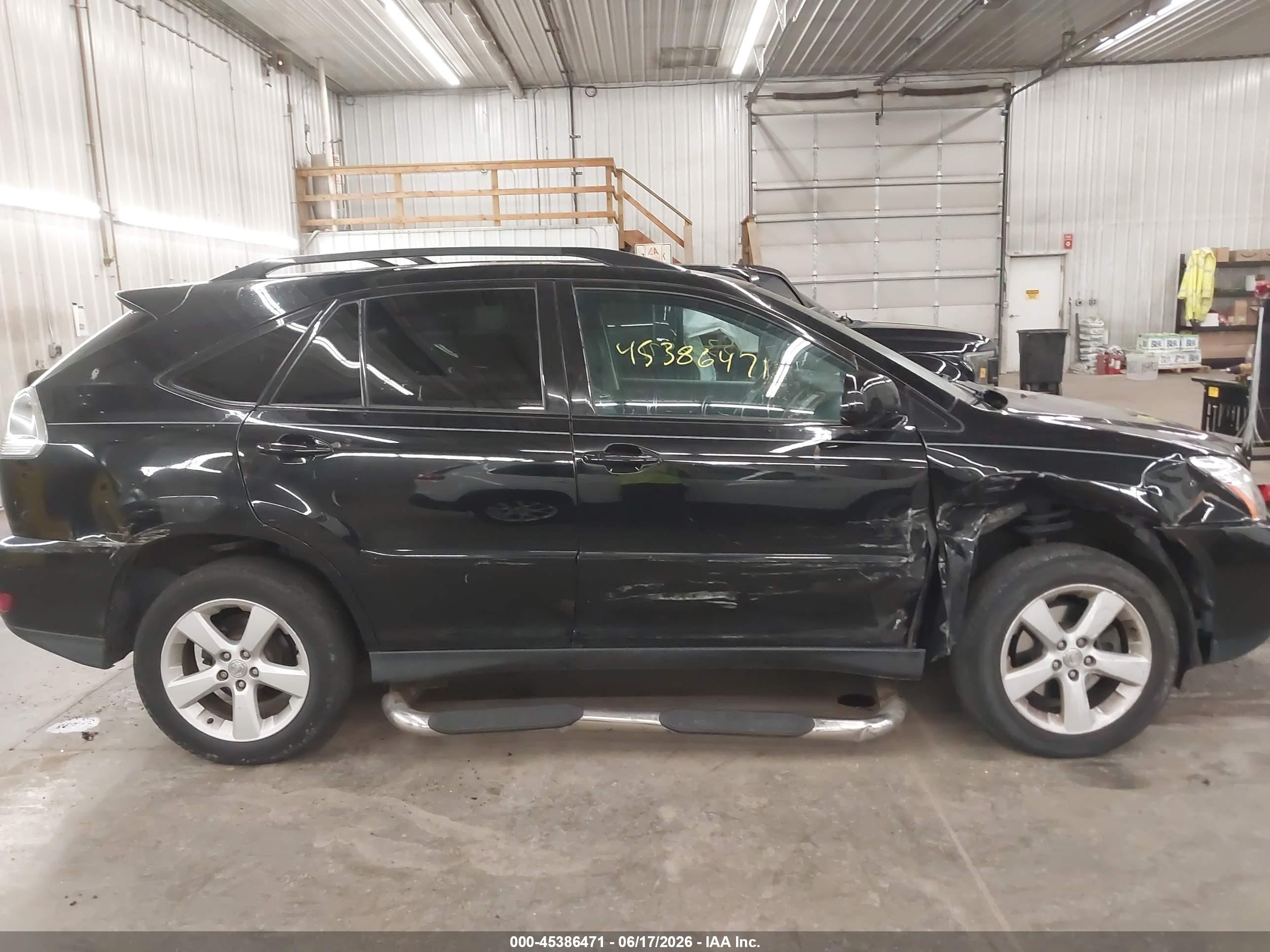 2004 Lexus Rx 330   Black vin: 2T2HA31U44C011982