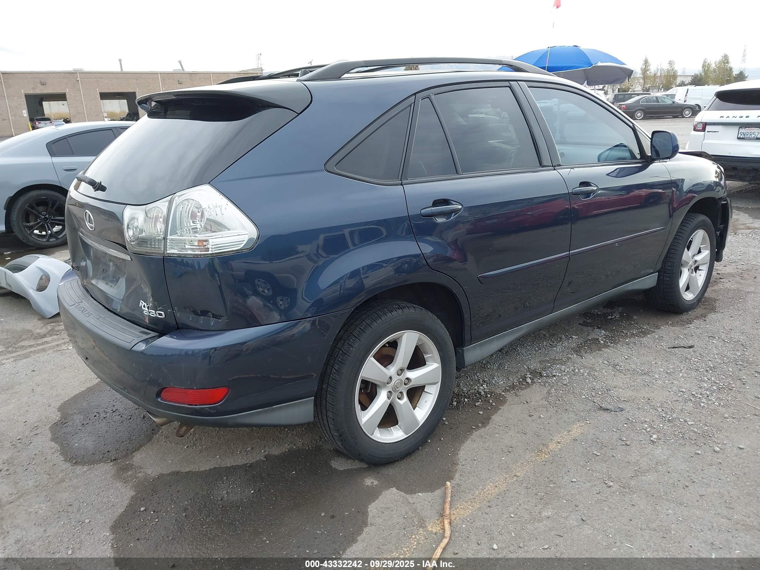 2004 Lexus Rx 330   Синий vin: 2T2HA31U44C026529