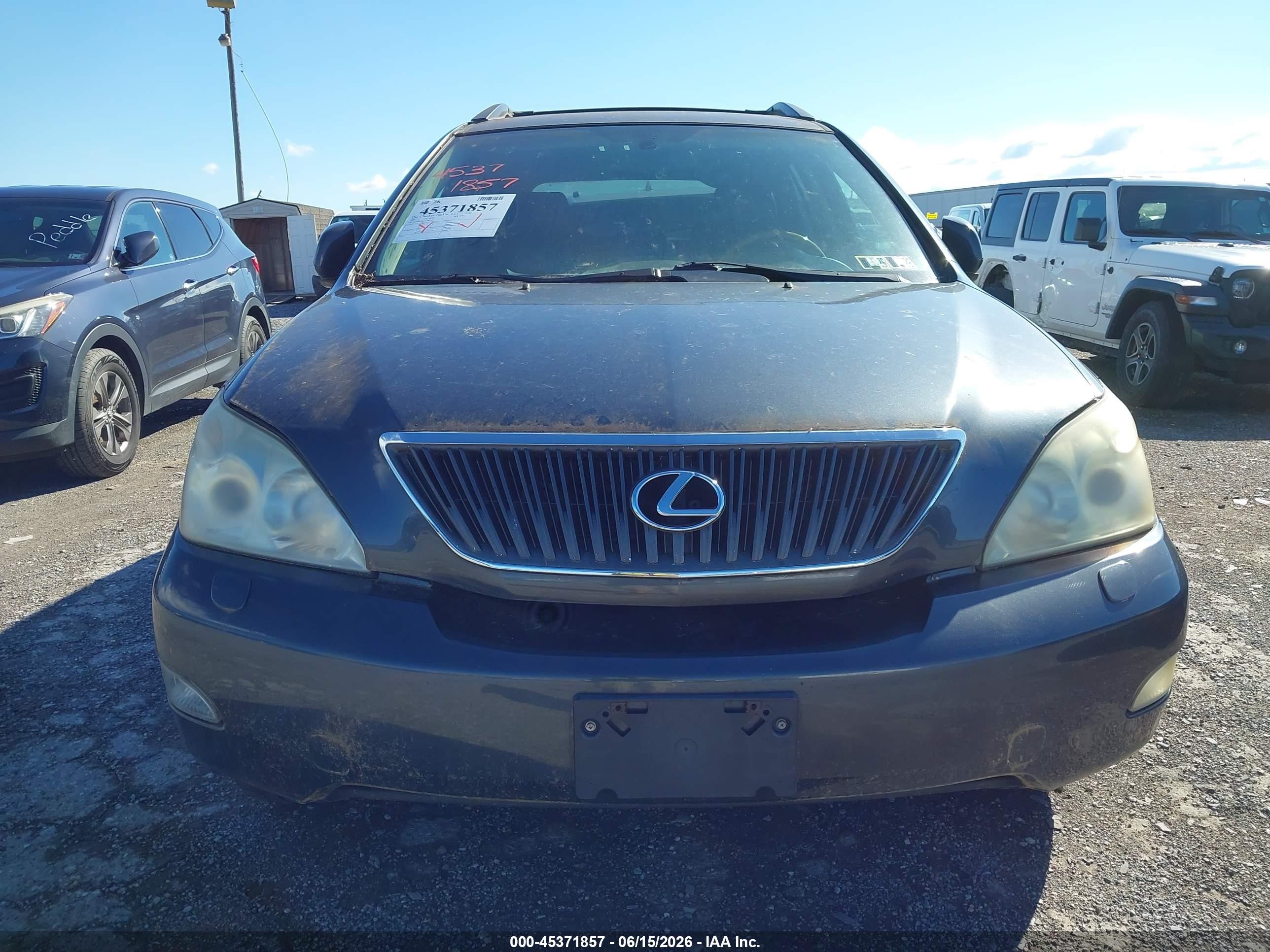 2004 Lexus Rx 330   Black vin: 2T2HA31U44C037711