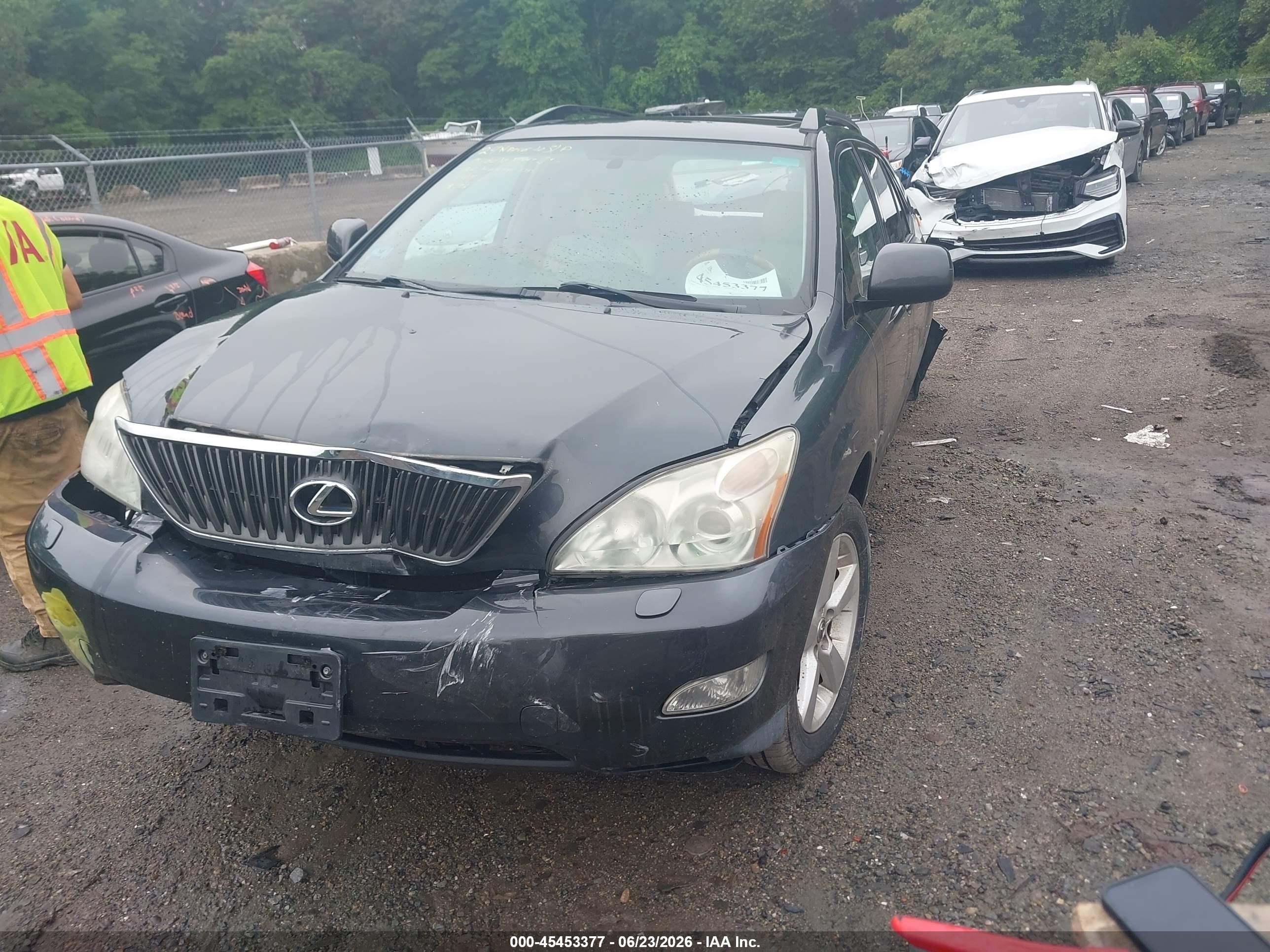 2005 Lexus Rx 330   Black vin: 2T2HA31U45C047480