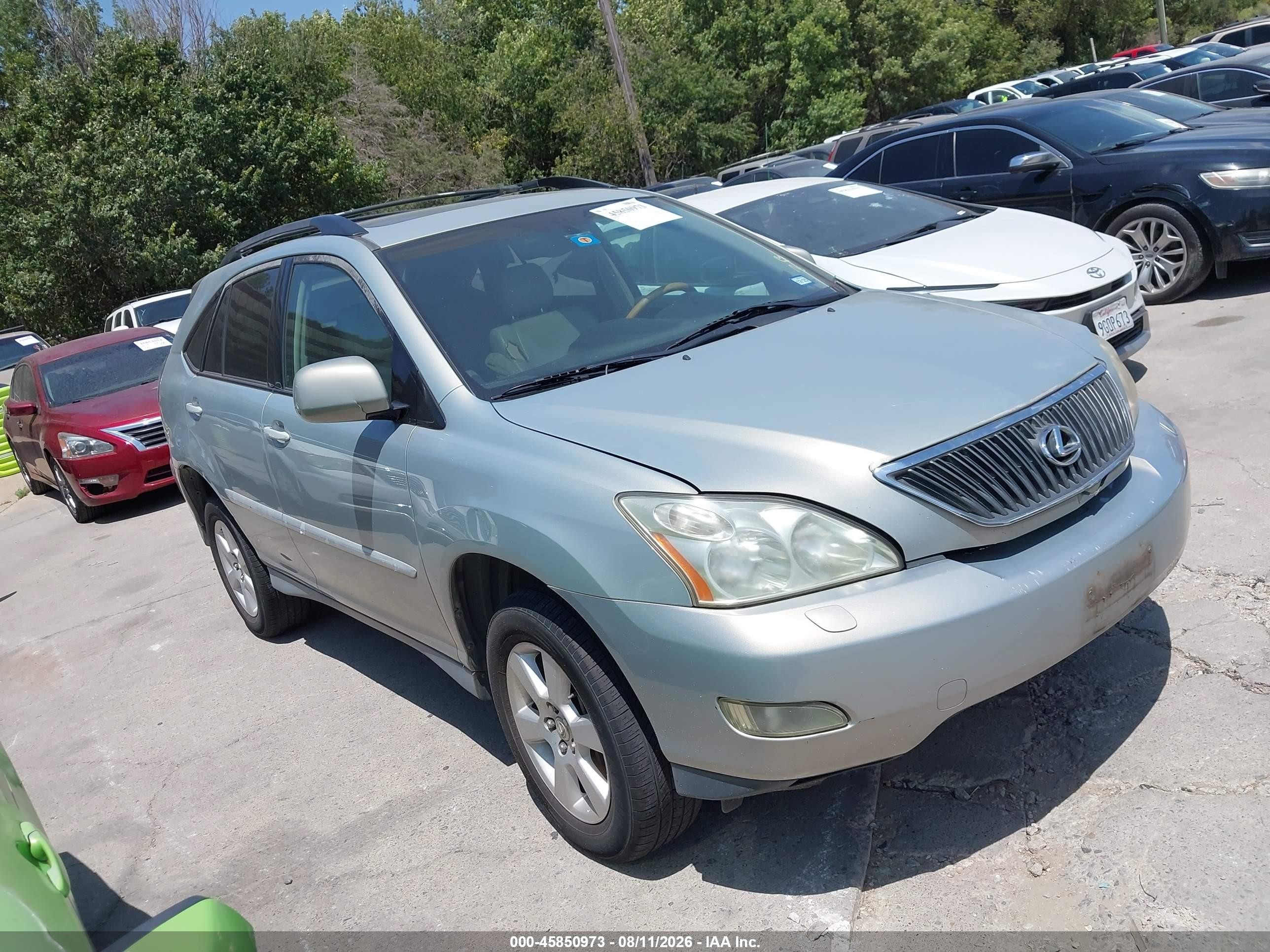 2005 Lexus Rx 330   Gray vin: 2T2HA31U45C055837