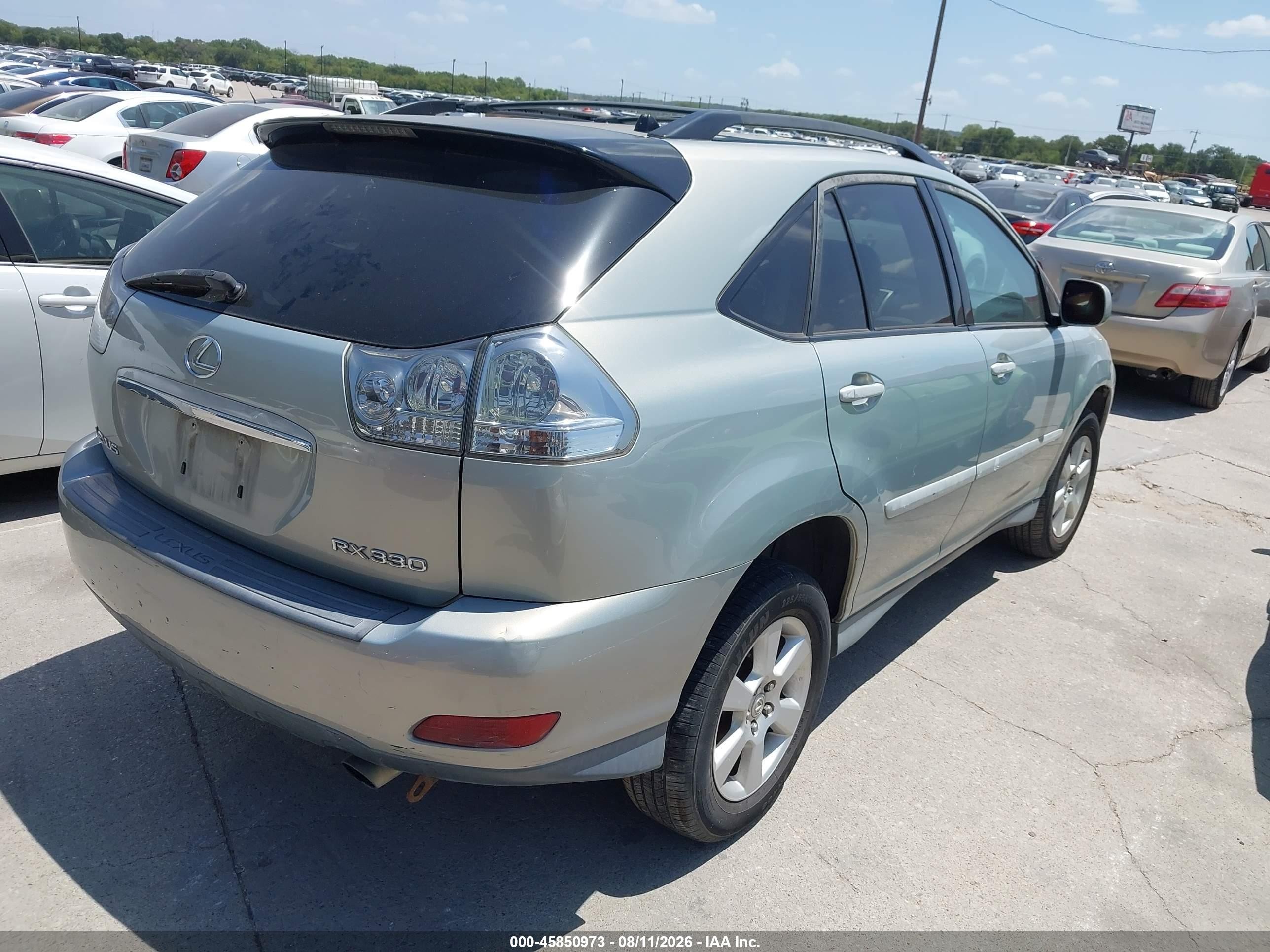2005 Lexus Rx 330   Gray vin: 2T2HA31U45C055837