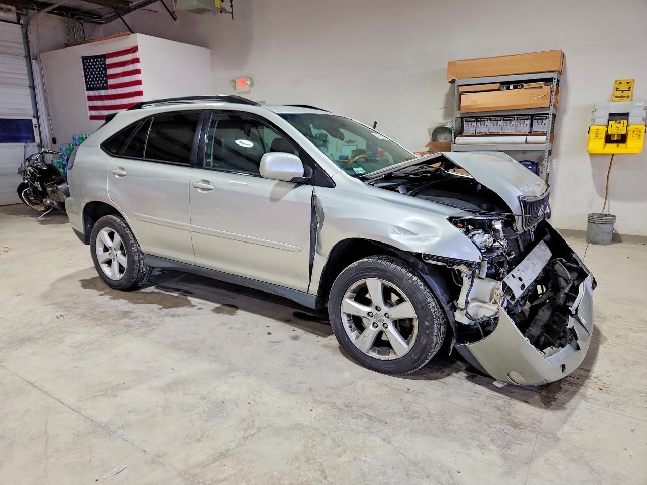 2005 Lexus Rx 330 Base Silver vin: 2T2HA31U45C061931