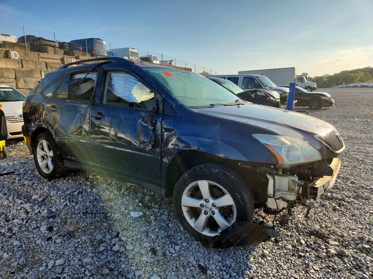 2005 Lexus Rx Rx330 Blue vin: 2T2HA31U45C078163