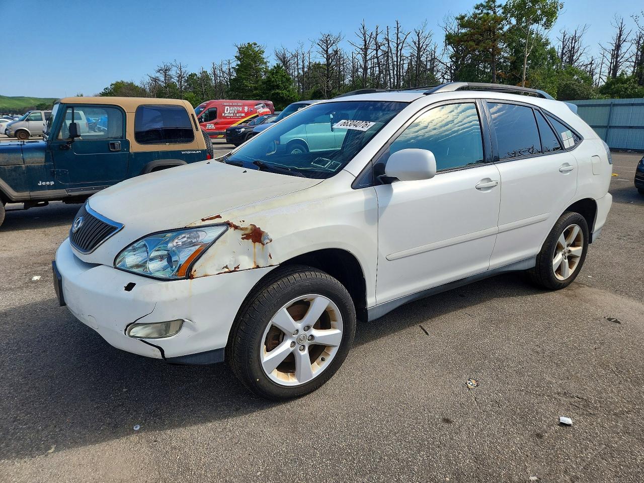 2006 Lexus Rx 330 White vin: 2T2HA31U46C093554