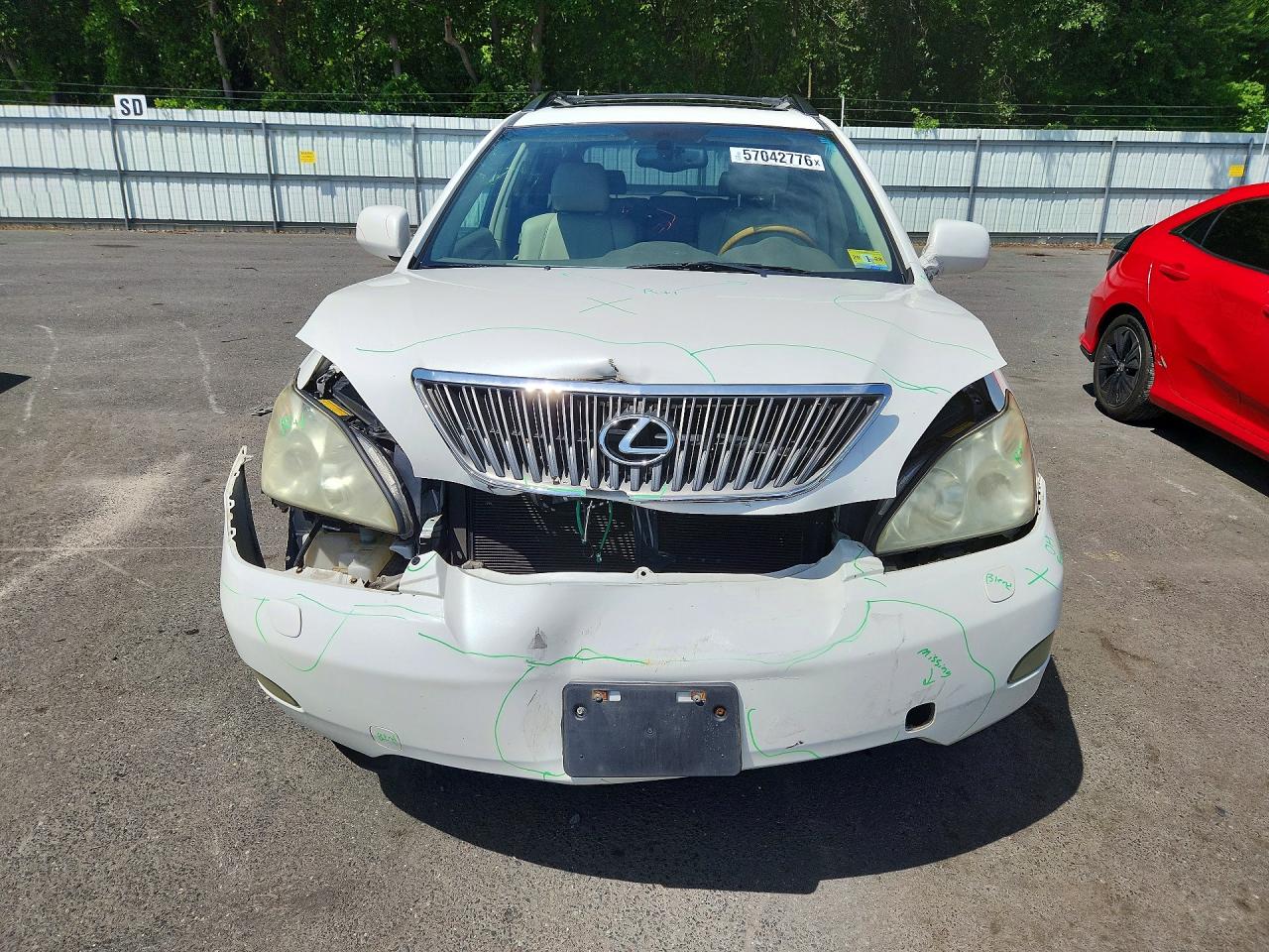 2006 Lexus Rx 330 White vin: 2T2HA31U46C105122