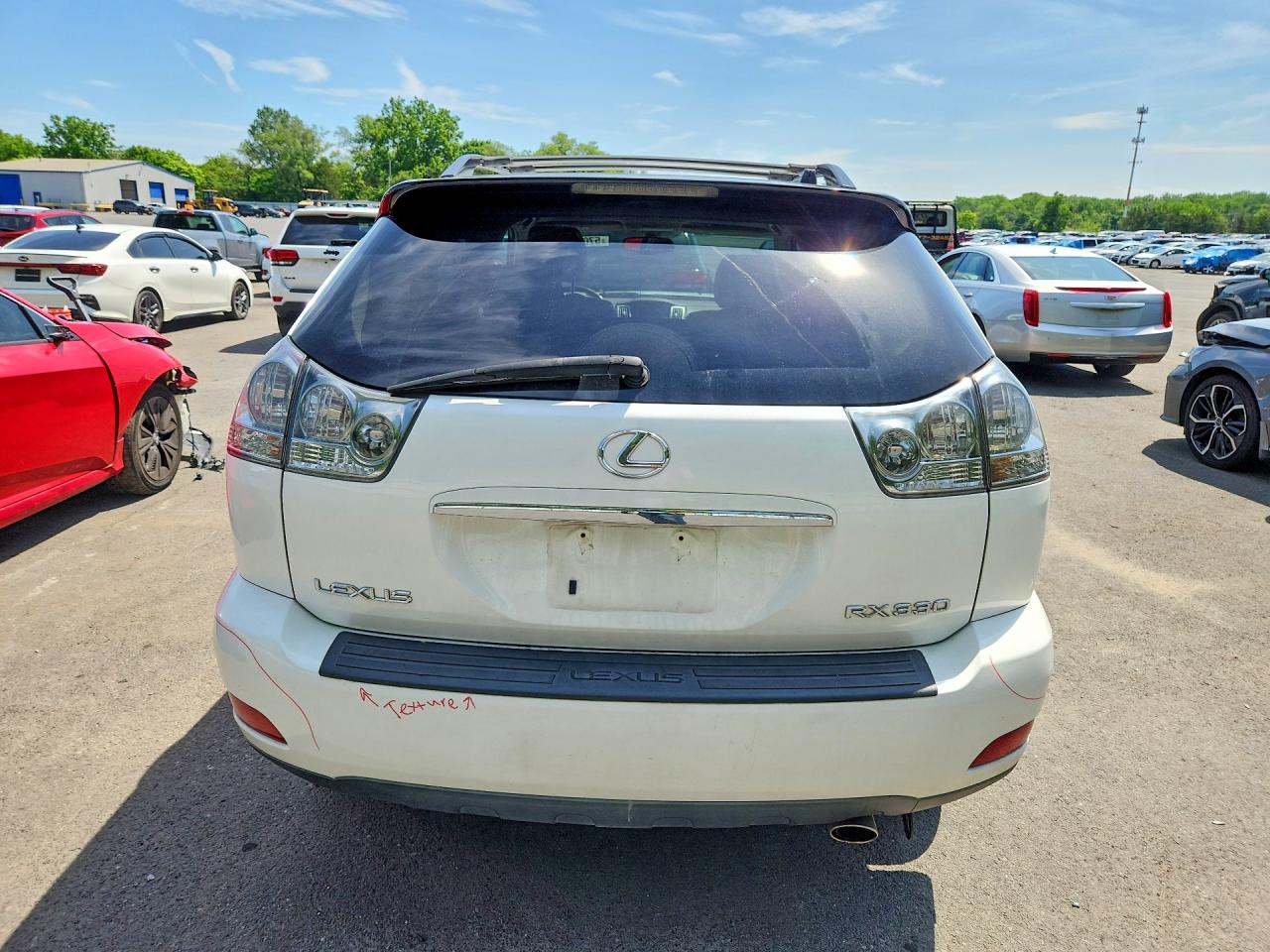 2006 Lexus Rx 330 White vin: 2T2HA31U46C105122