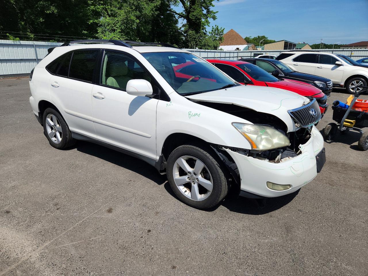 2006 Lexus Rx 330 White vin: 2T2HA31U46C105122