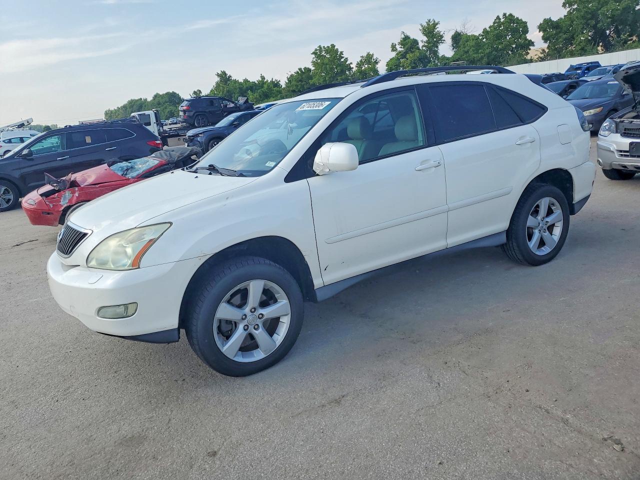 2006 Lexus Rx 330 White vin: 2T2HA31U46C107825