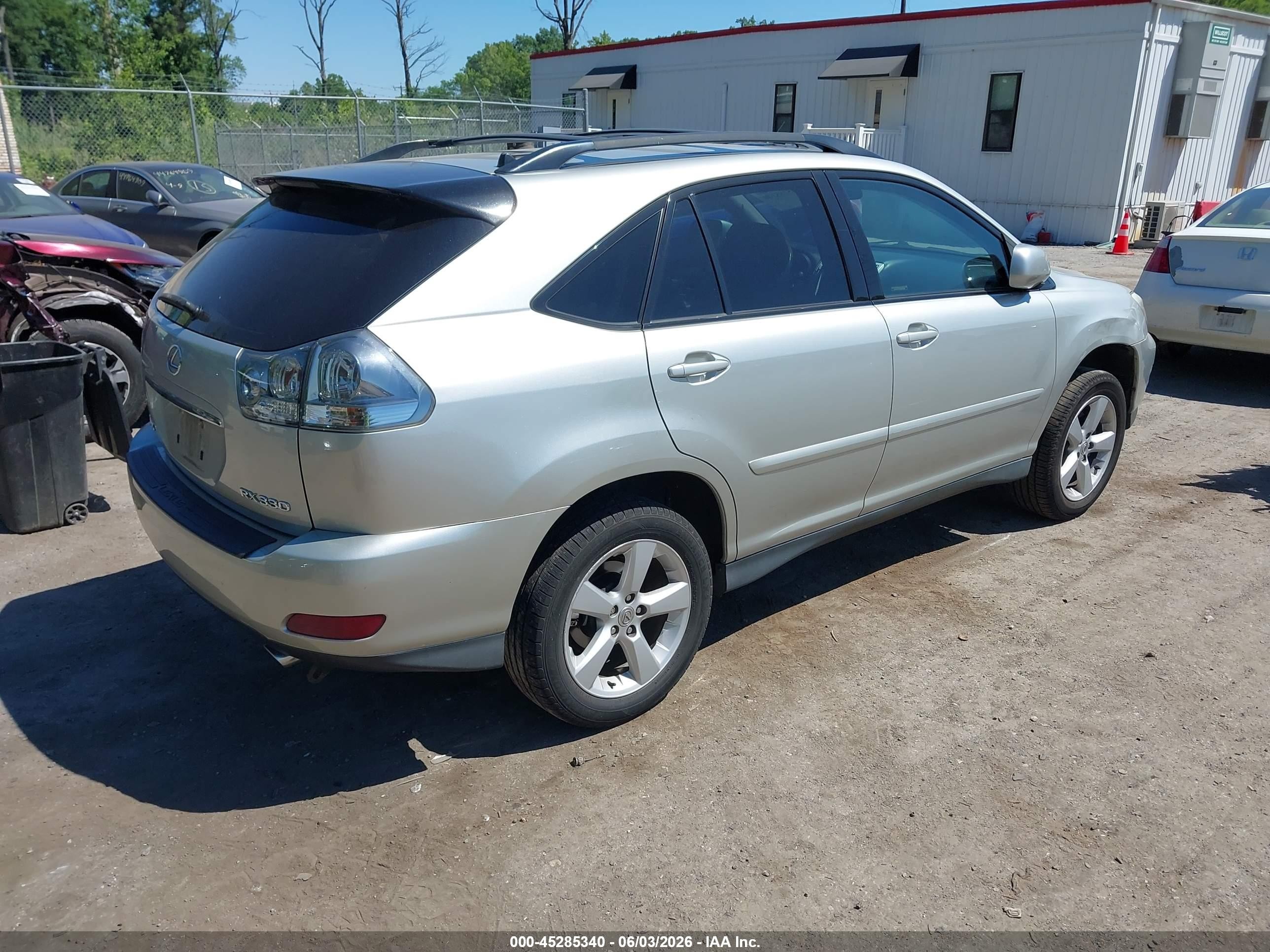 2004 Lexus Rx 330 Silver vin: 2T2HA31U54C009318