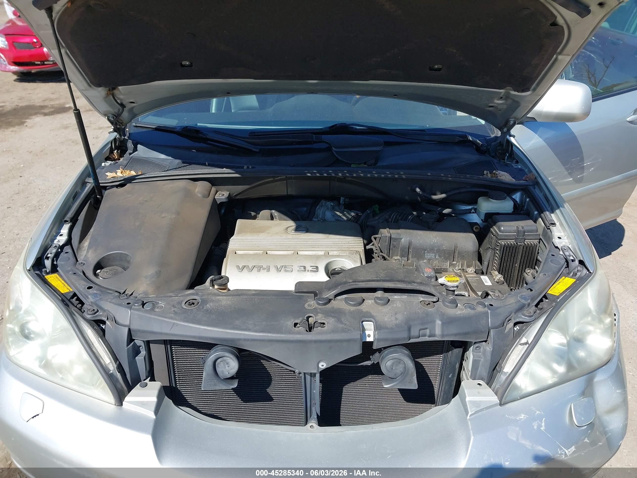 2004 Lexus Rx 330 Silver vin: 2T2HA31U54C009318