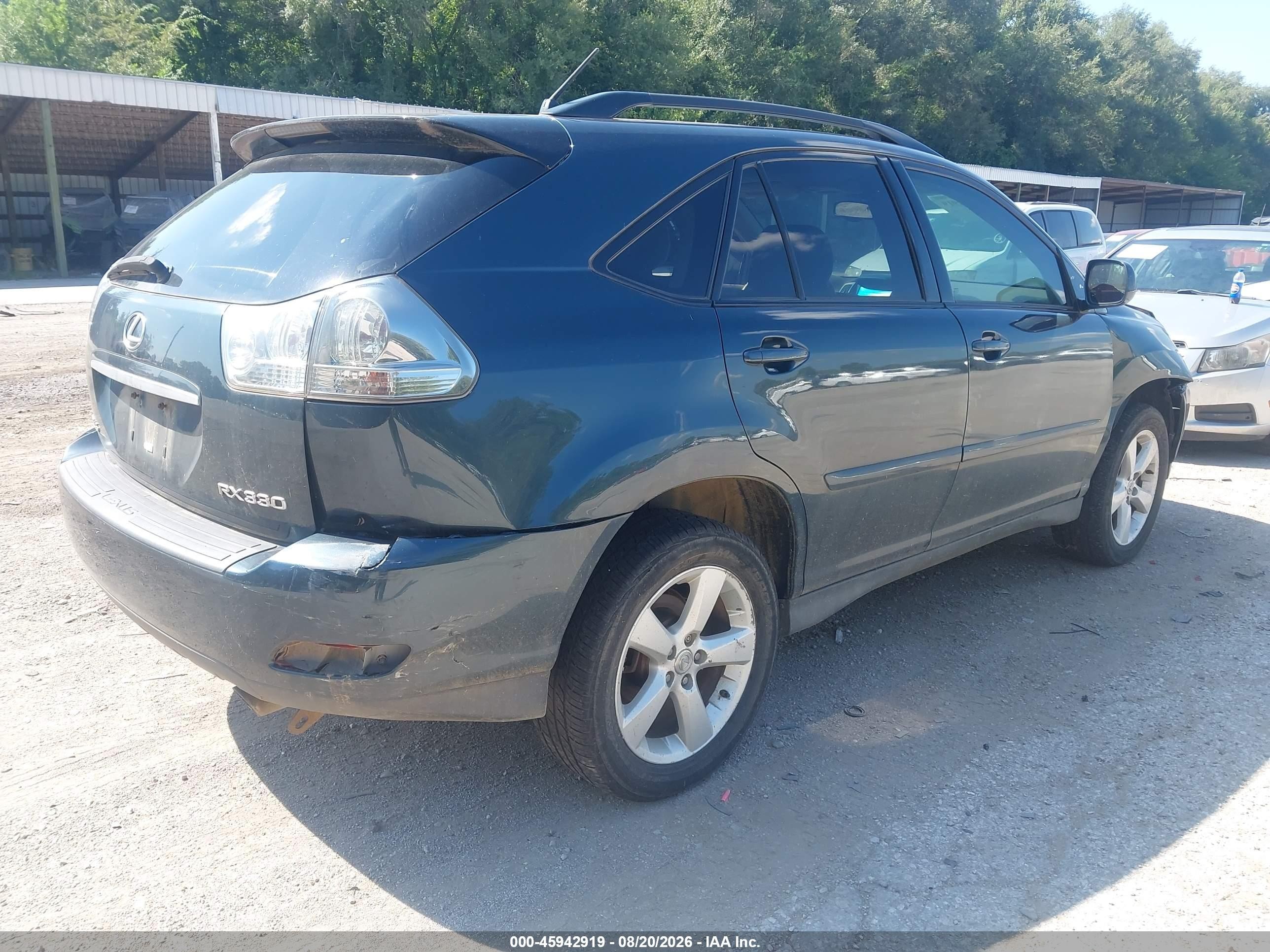 2004 Lexus Rx 330   Green vin: 2T2HA31U54C015636