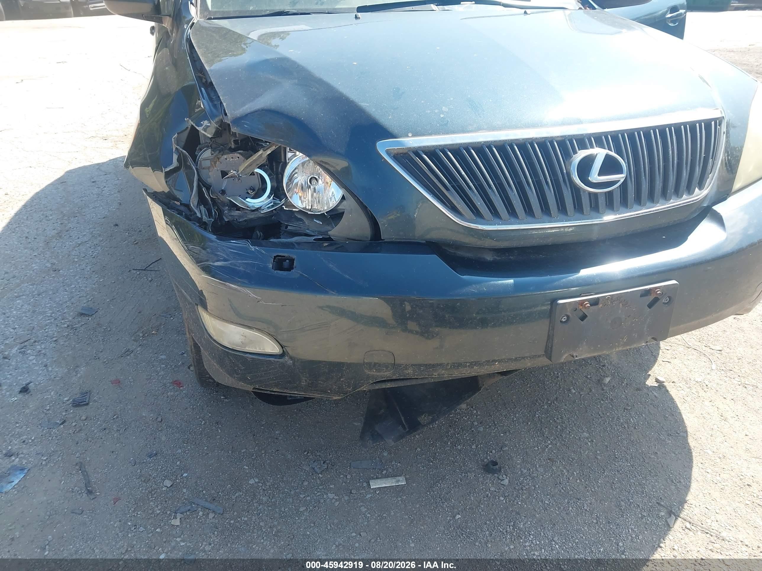 2004 Lexus Rx 330   Green vin: 2T2HA31U54C015636
