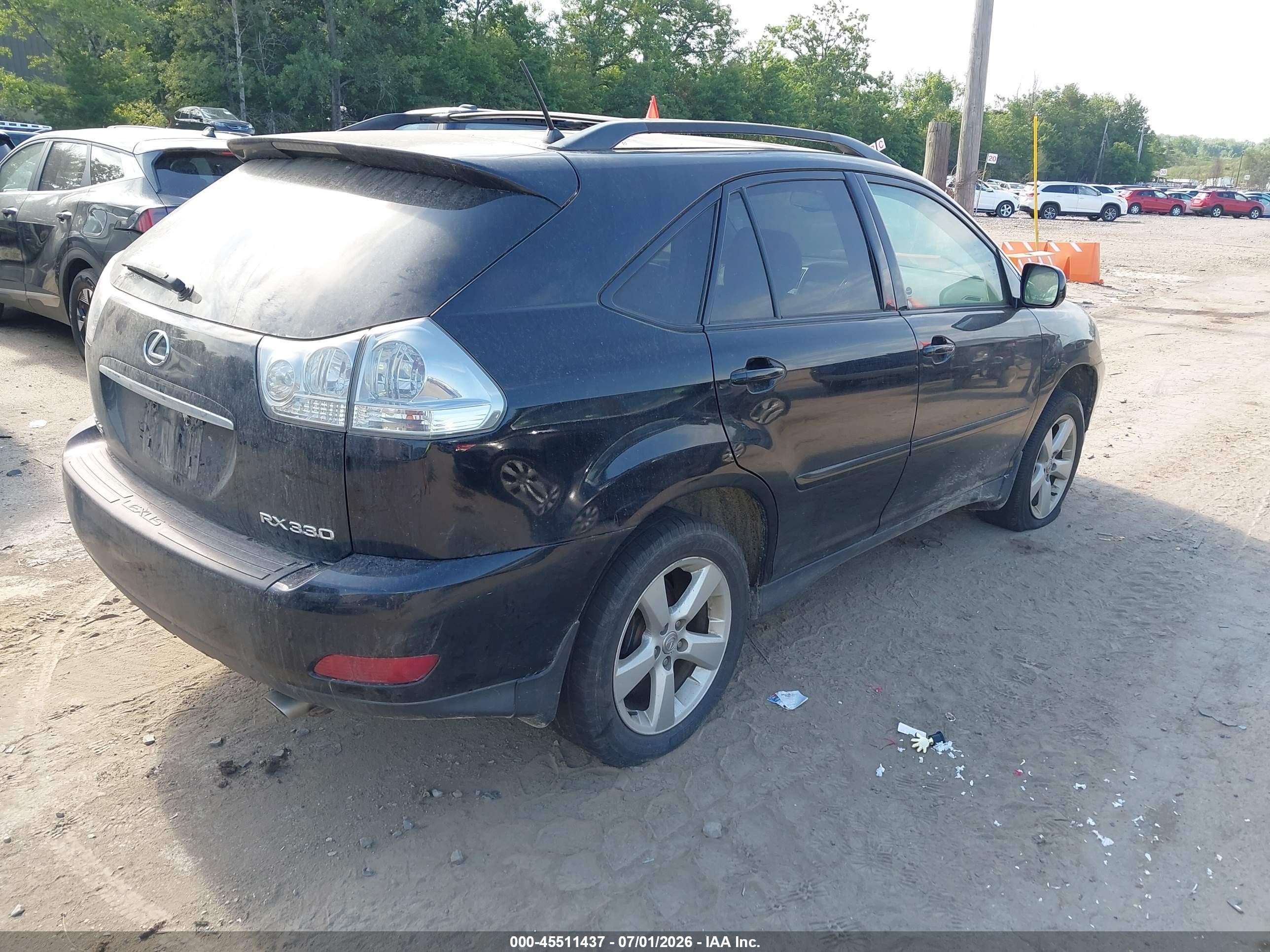 2004 Lexus Rx 330   Черный vin: 2T2HA31U54C018729