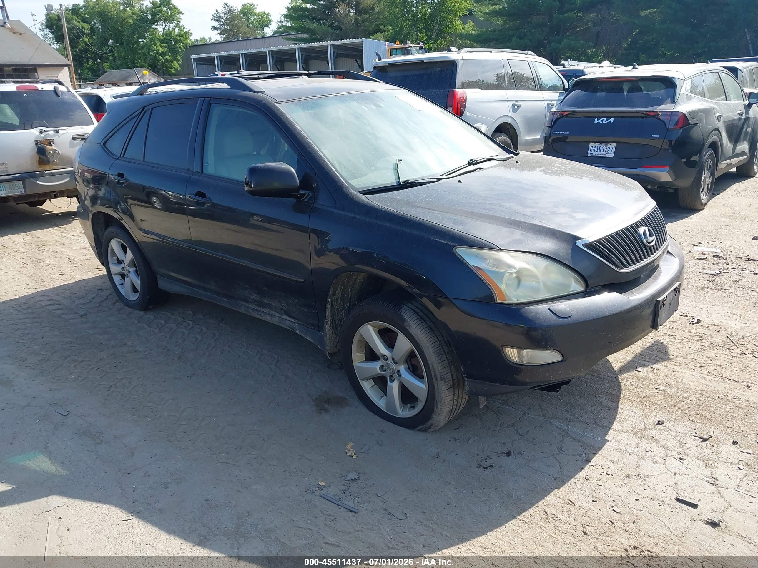 2004 Lexus Rx 330   Black vin: 2T2HA31U54C018729