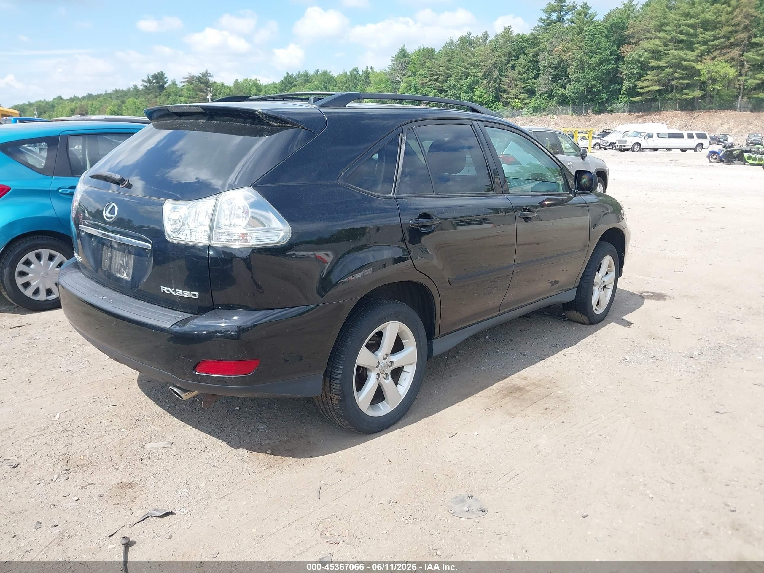 2004 Lexus Rx 330   Black vin: 2T2HA31U54C035000