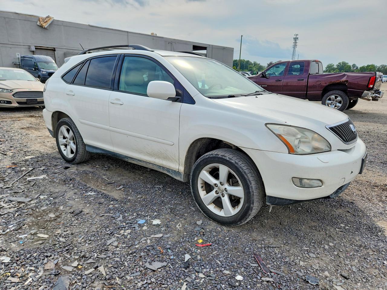 2005 Lexus Rx 330 White vin: 2T2HA31U55C040456
